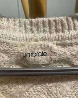 Suéter tejido beige mujer Umbrale - miniatura 3