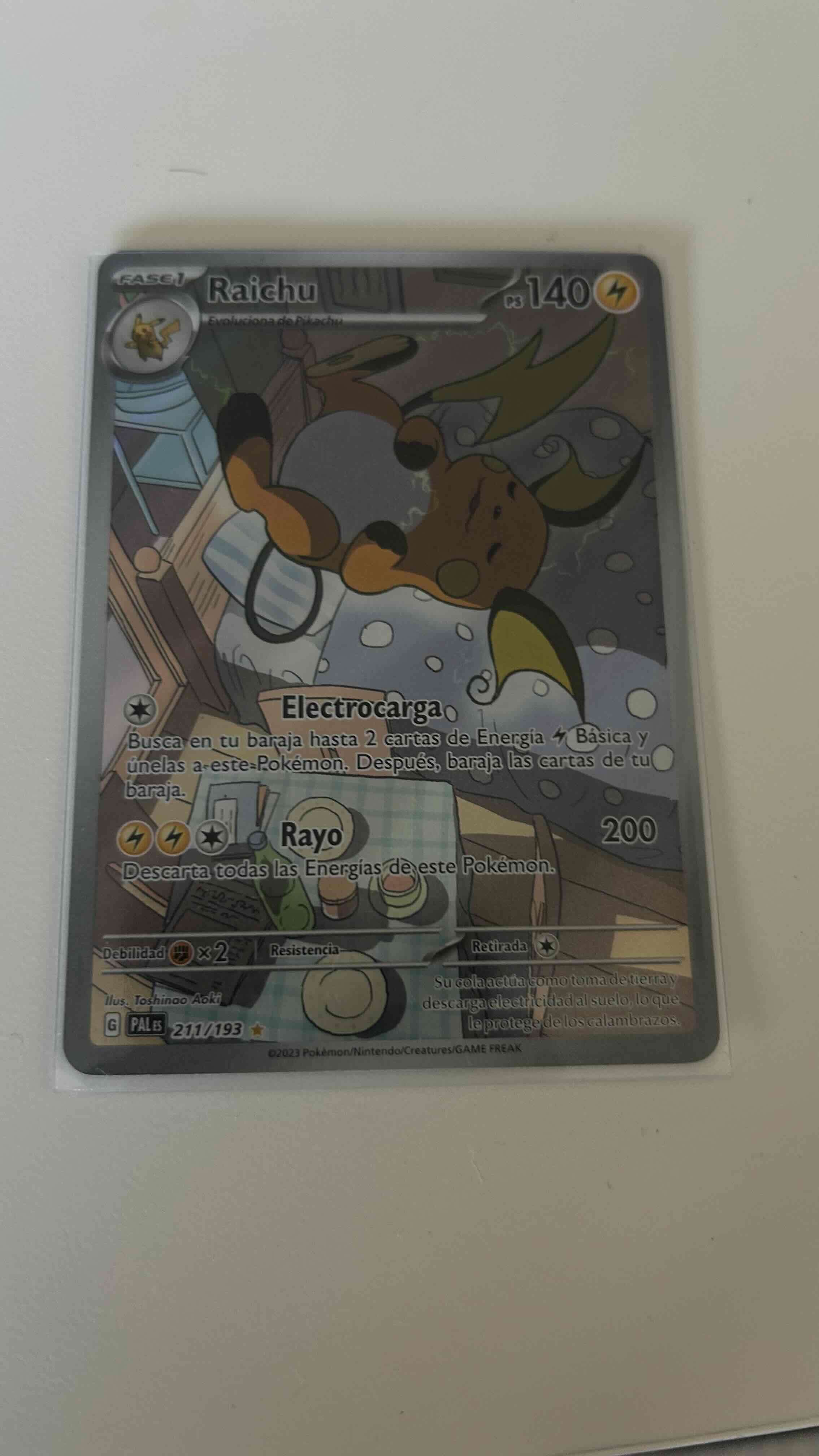 Carta de Pokémon Raichu - miniatura 1
