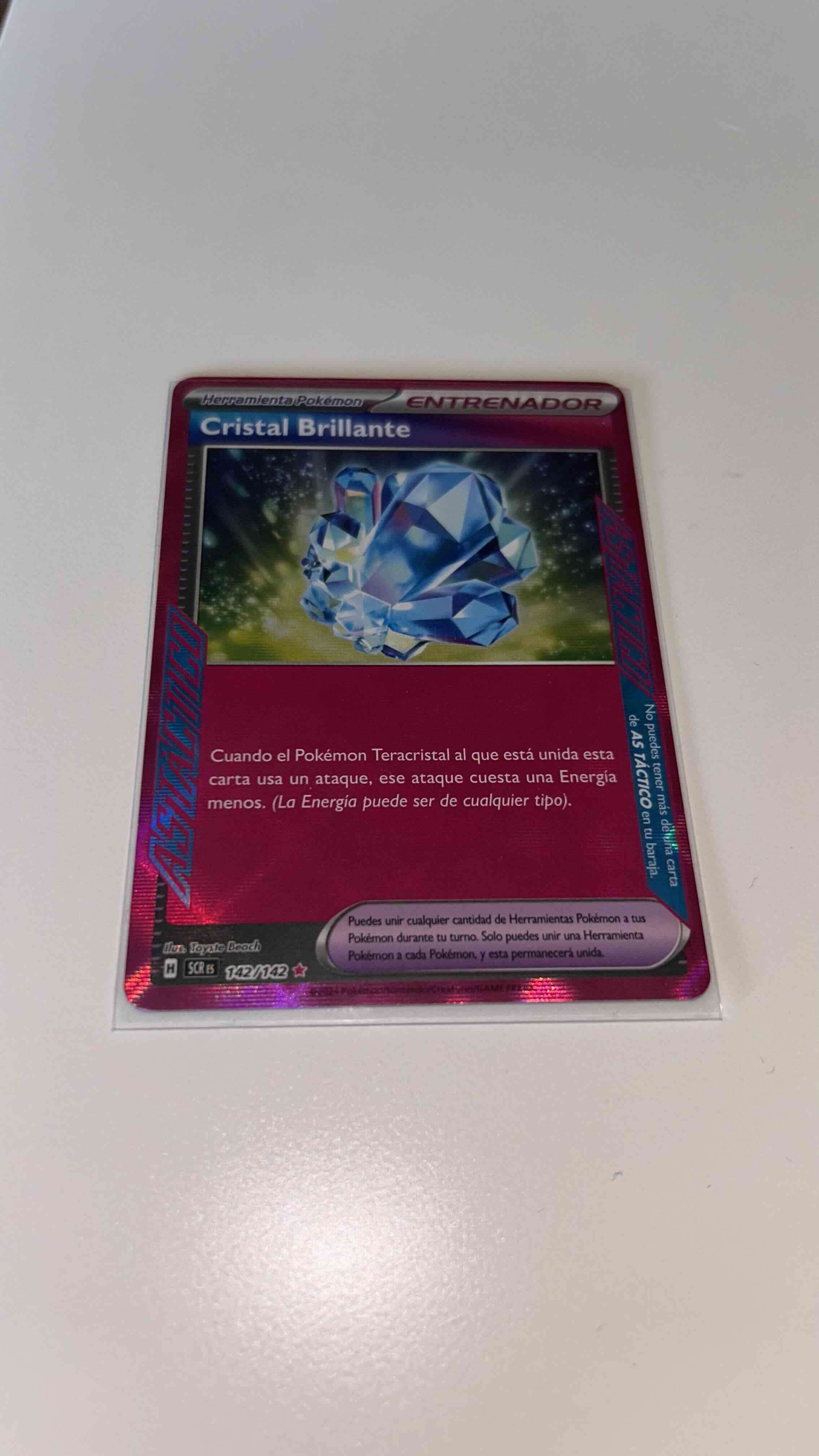 Carta cristal brillante