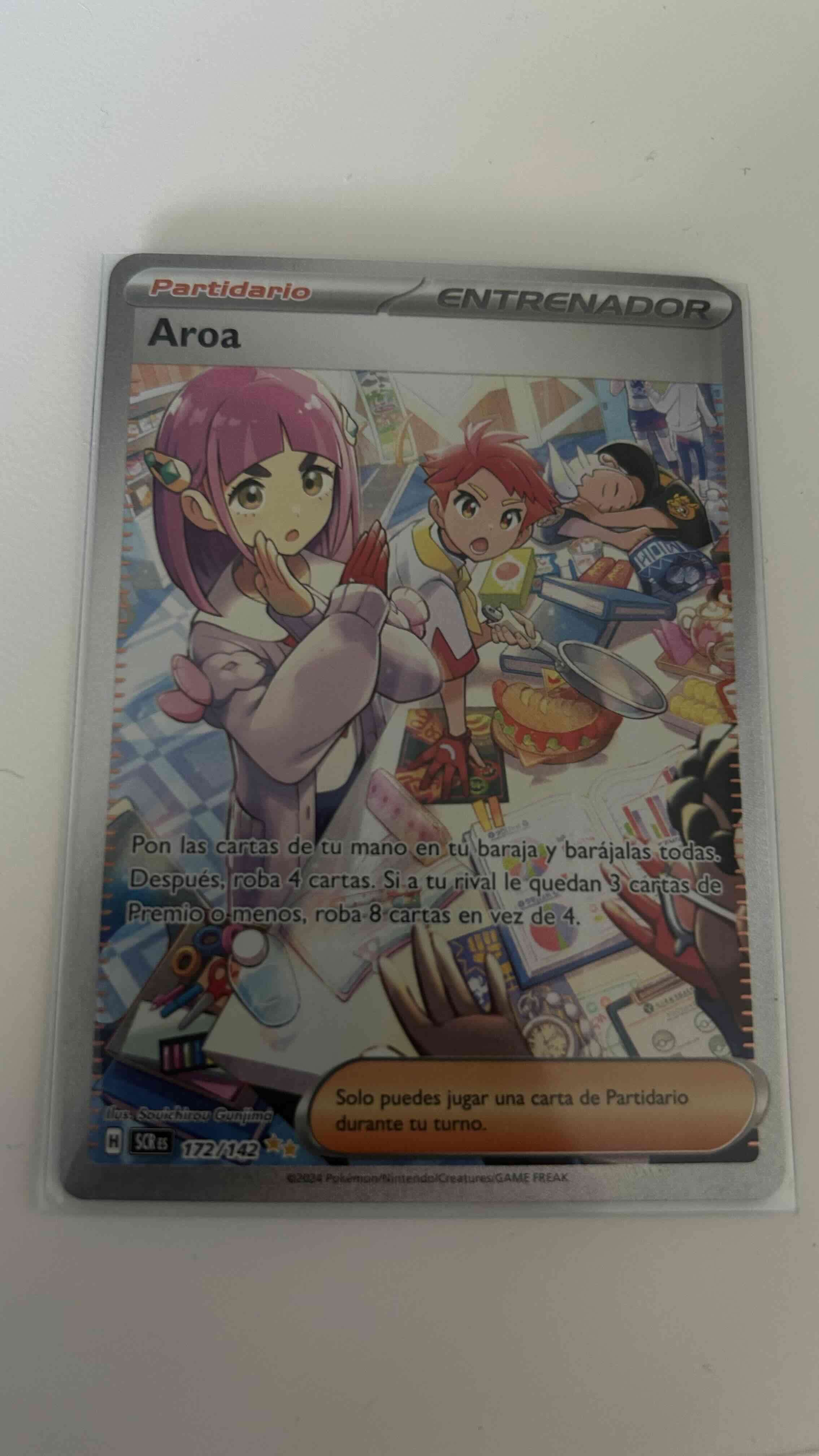 Carta Pokémon Entrenador Aroa