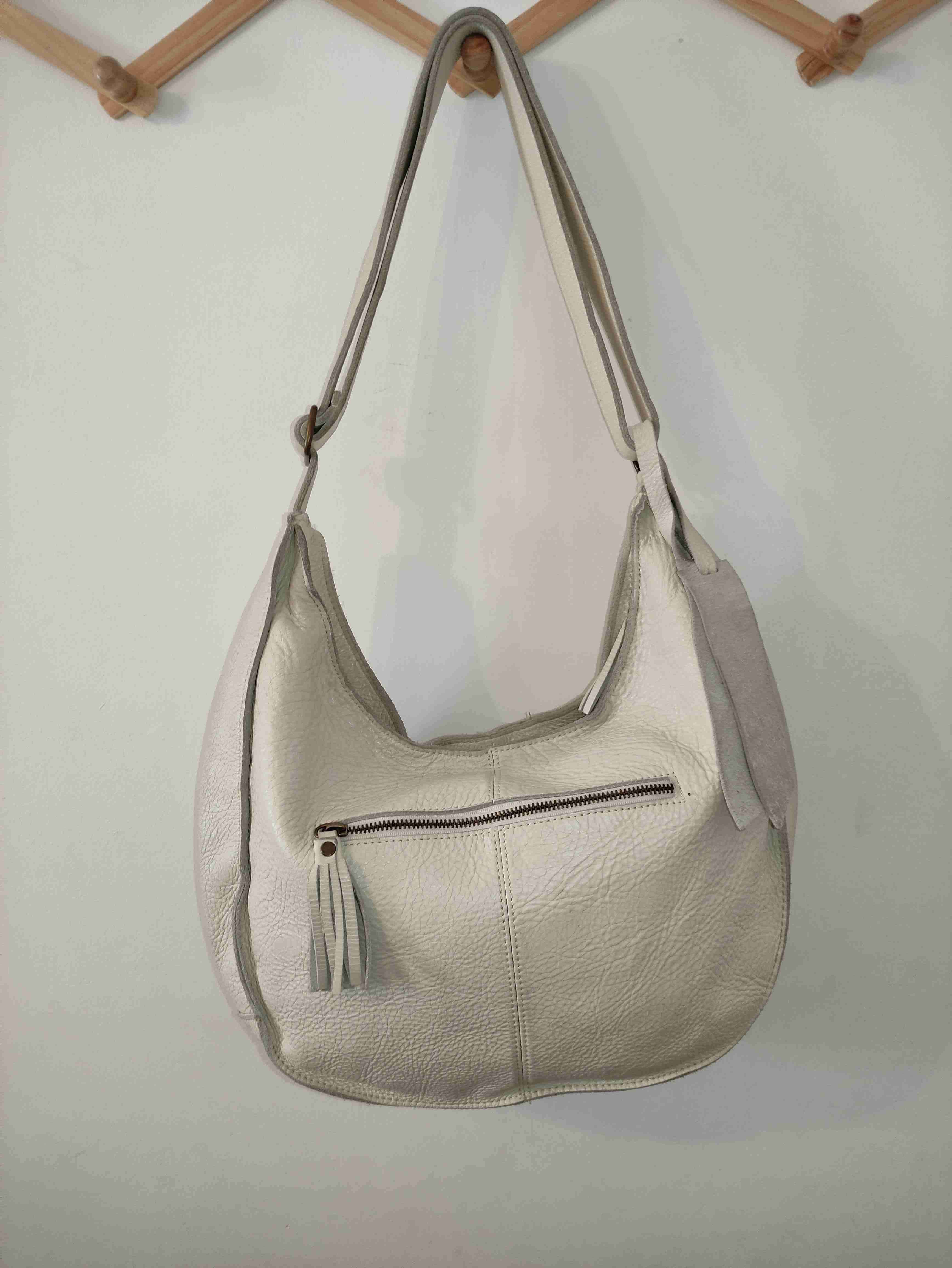 Cartera estilo hobo de cuero - miniatura 2