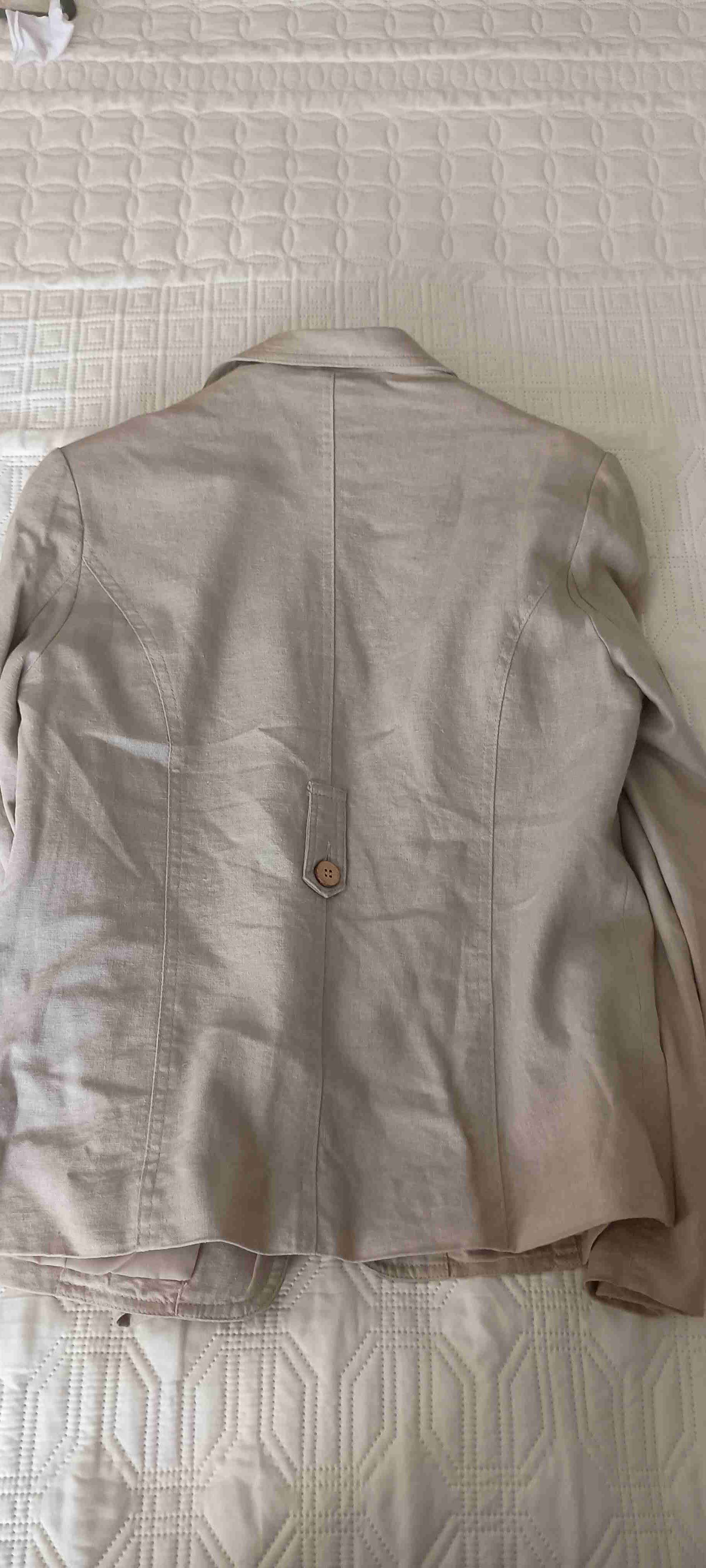 Chaqueta beige casual mujer - miniatura 2