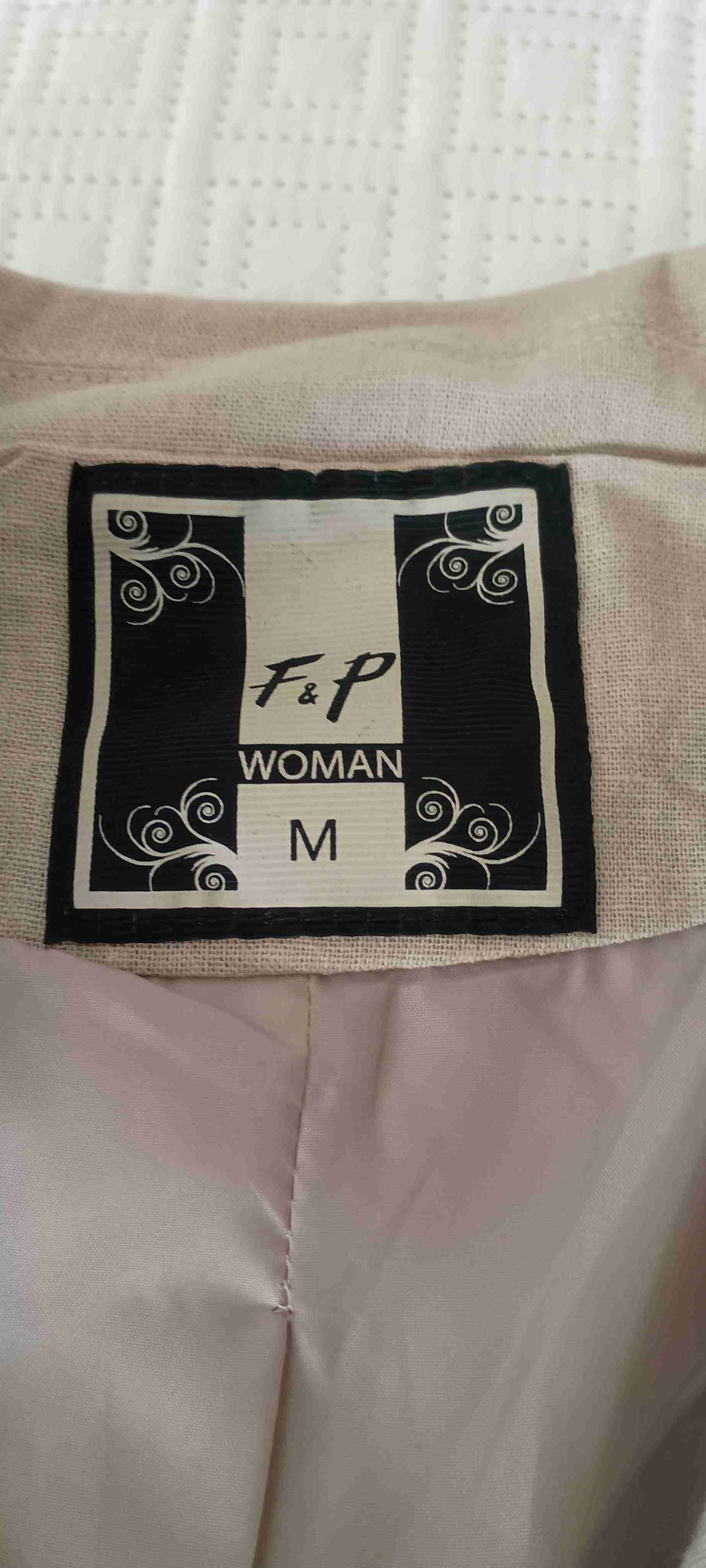 Chaqueta beige casual mujer - miniatura 3