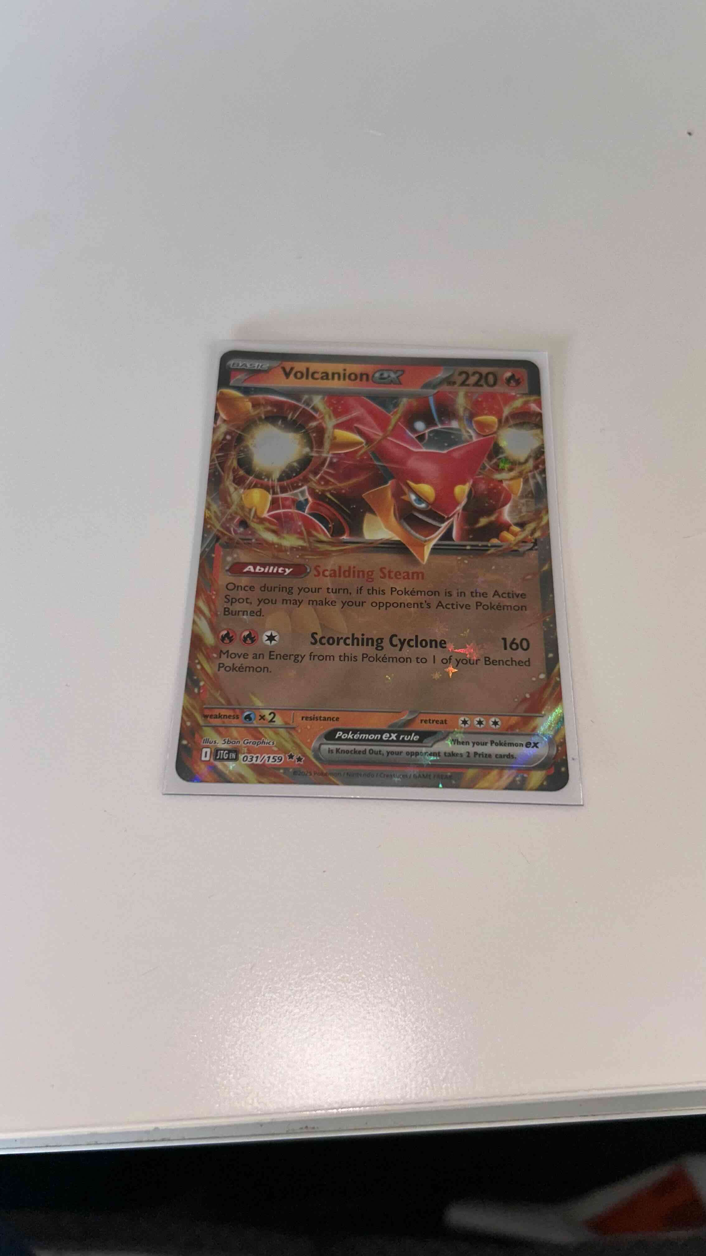 Carta Pokémon Volcanion EX