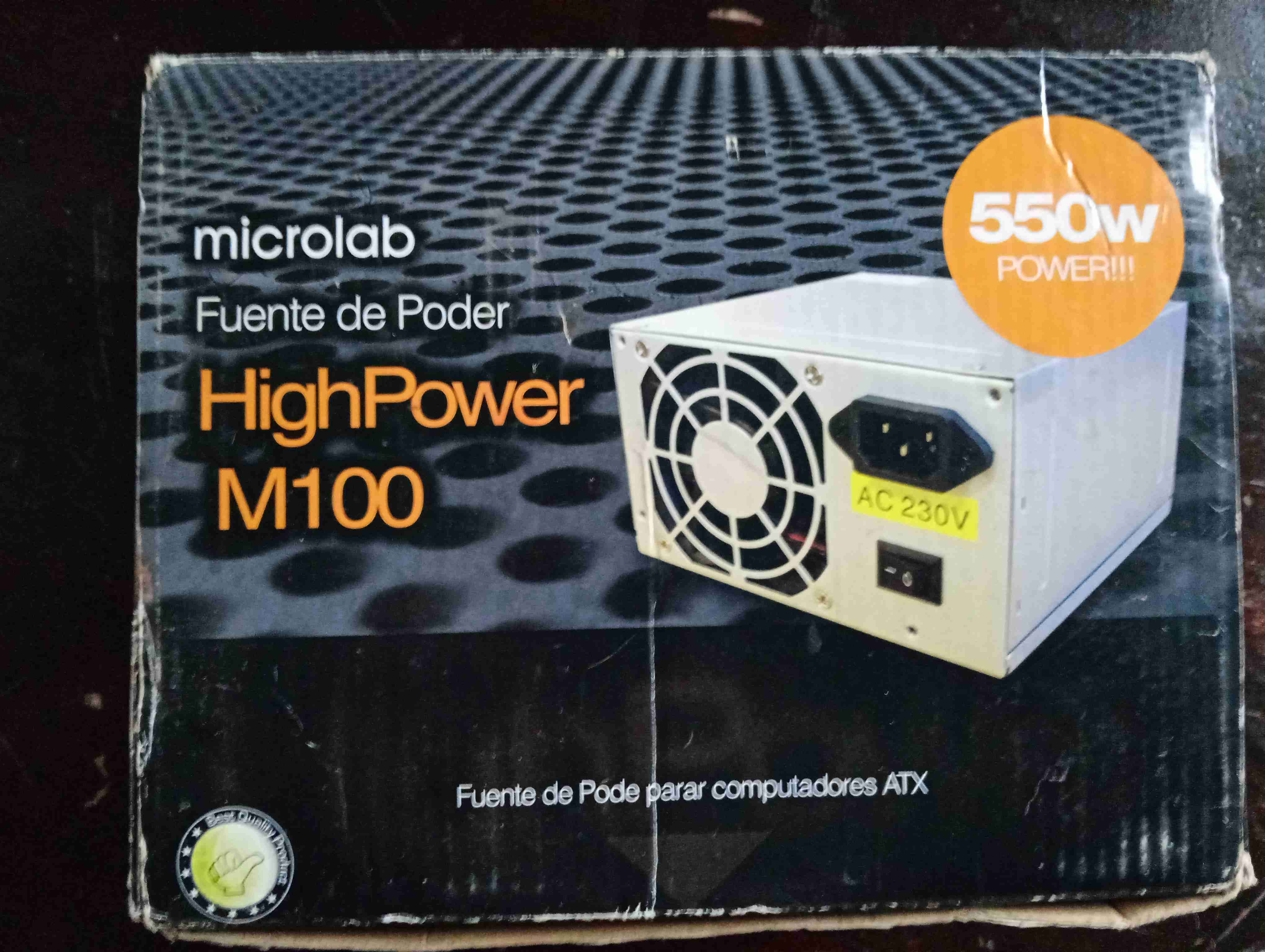 Fuente de poder Microlab 550W