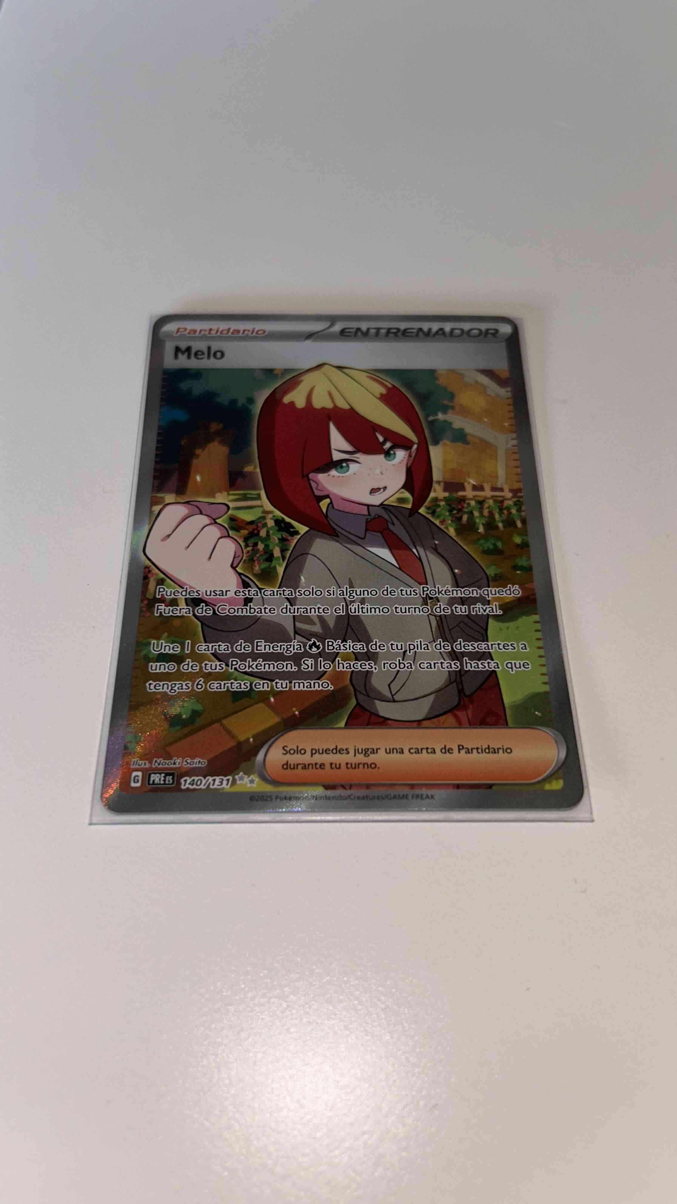 Carta Pokémon Entrenador Melo