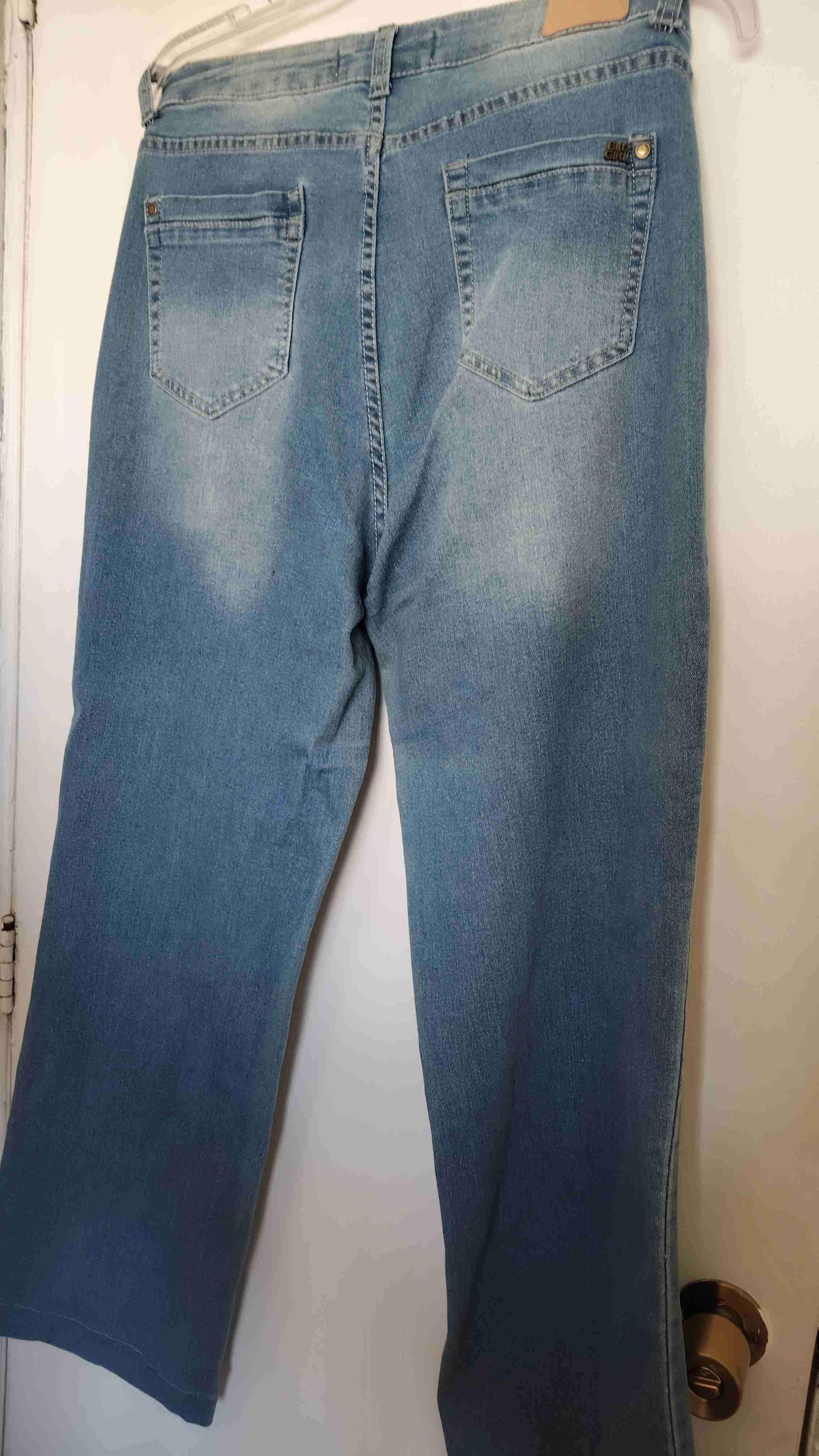 Jeans azul de mujer talle alto - miniatura 2