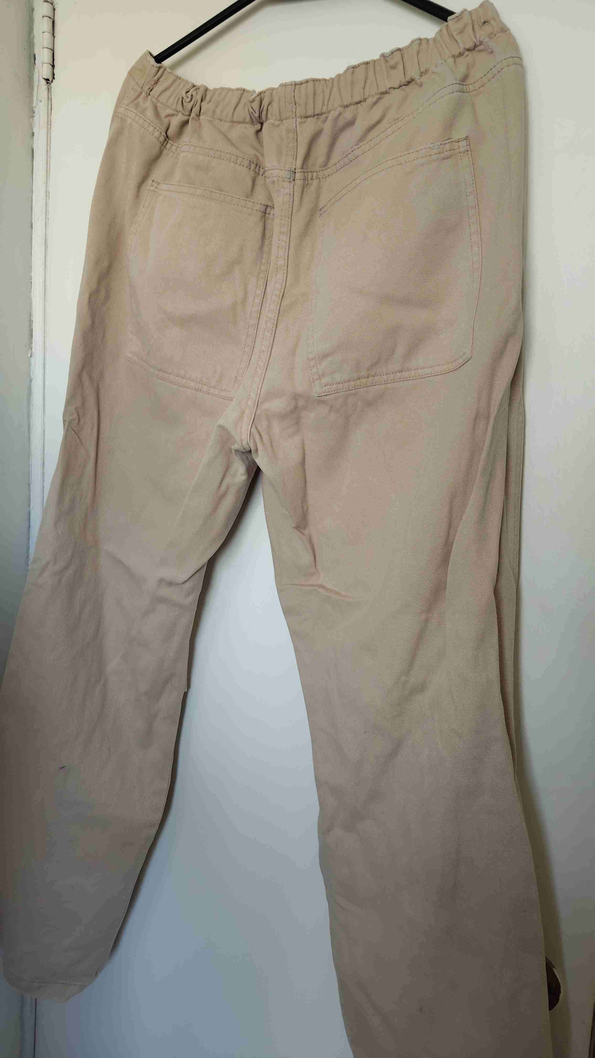 Jeans beige casuales - miniatura 2