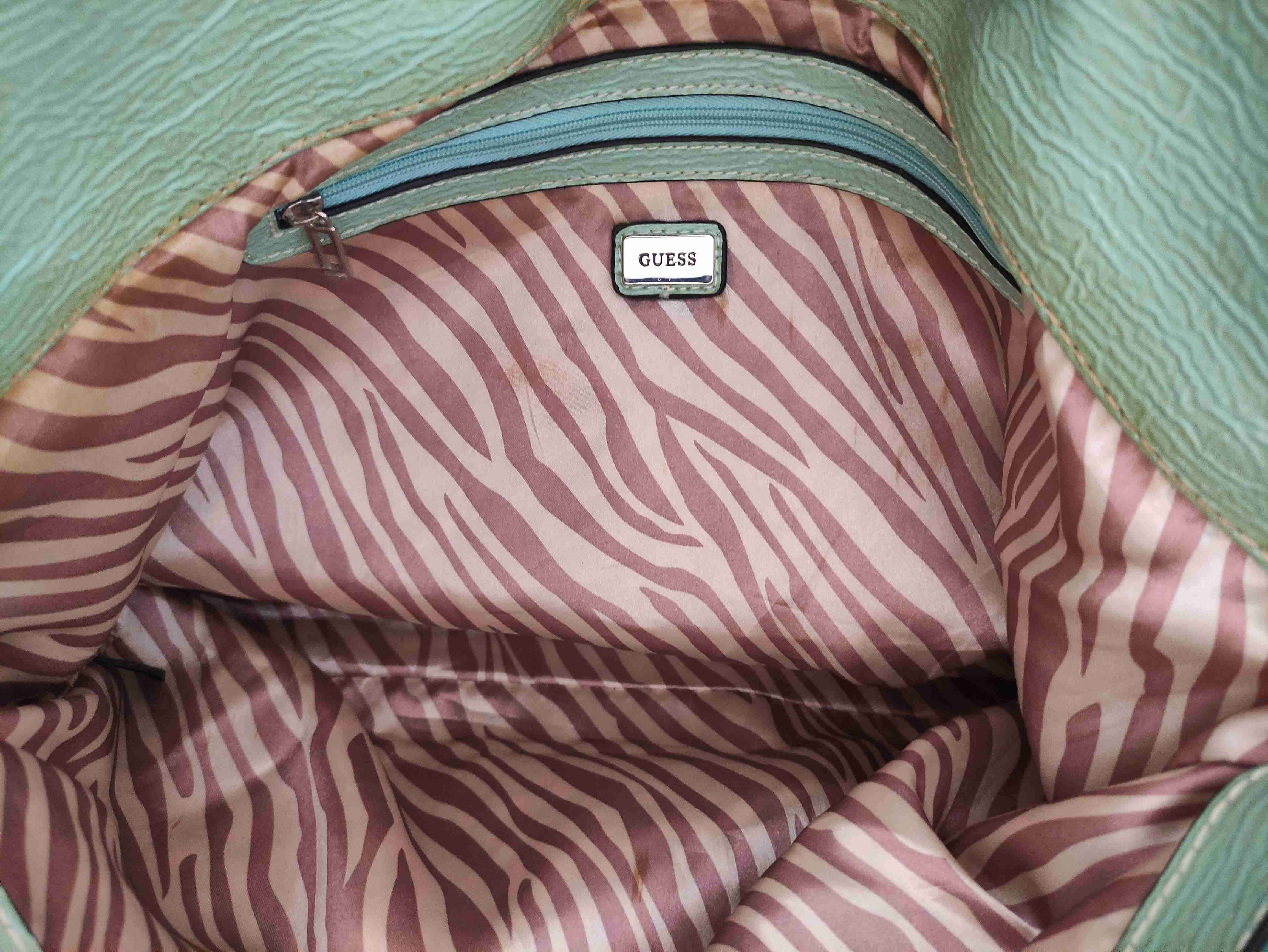 Cartera Guess verde menta - miniatura 4