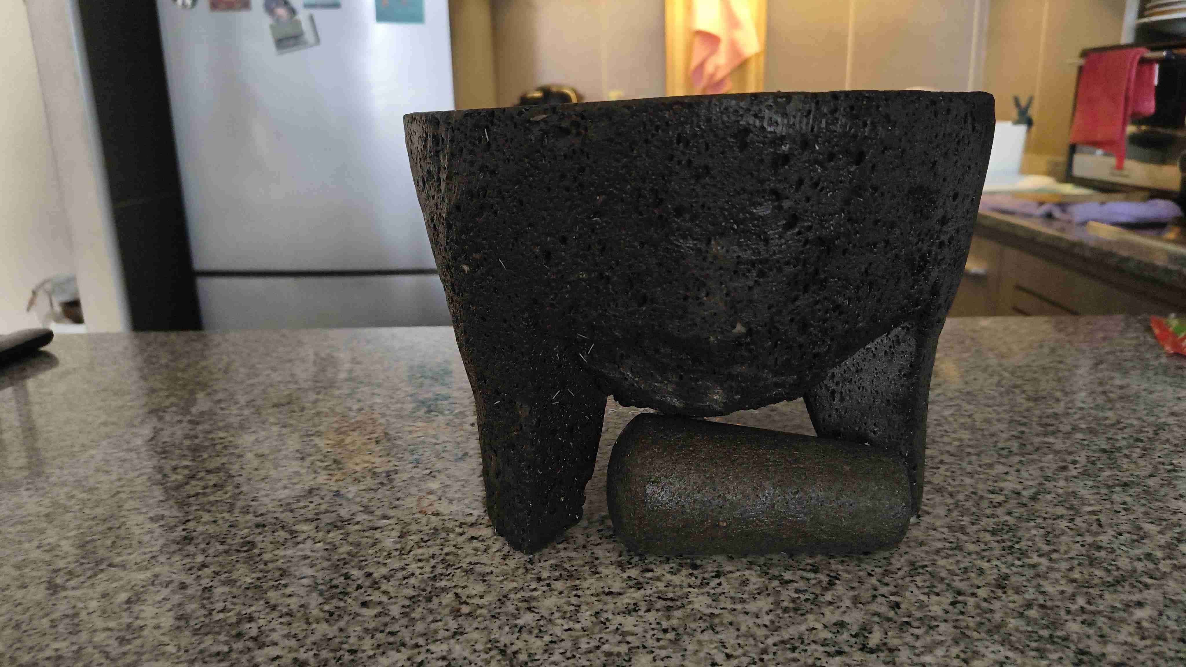 Molcajete de piedra volcánica - miniatura 3