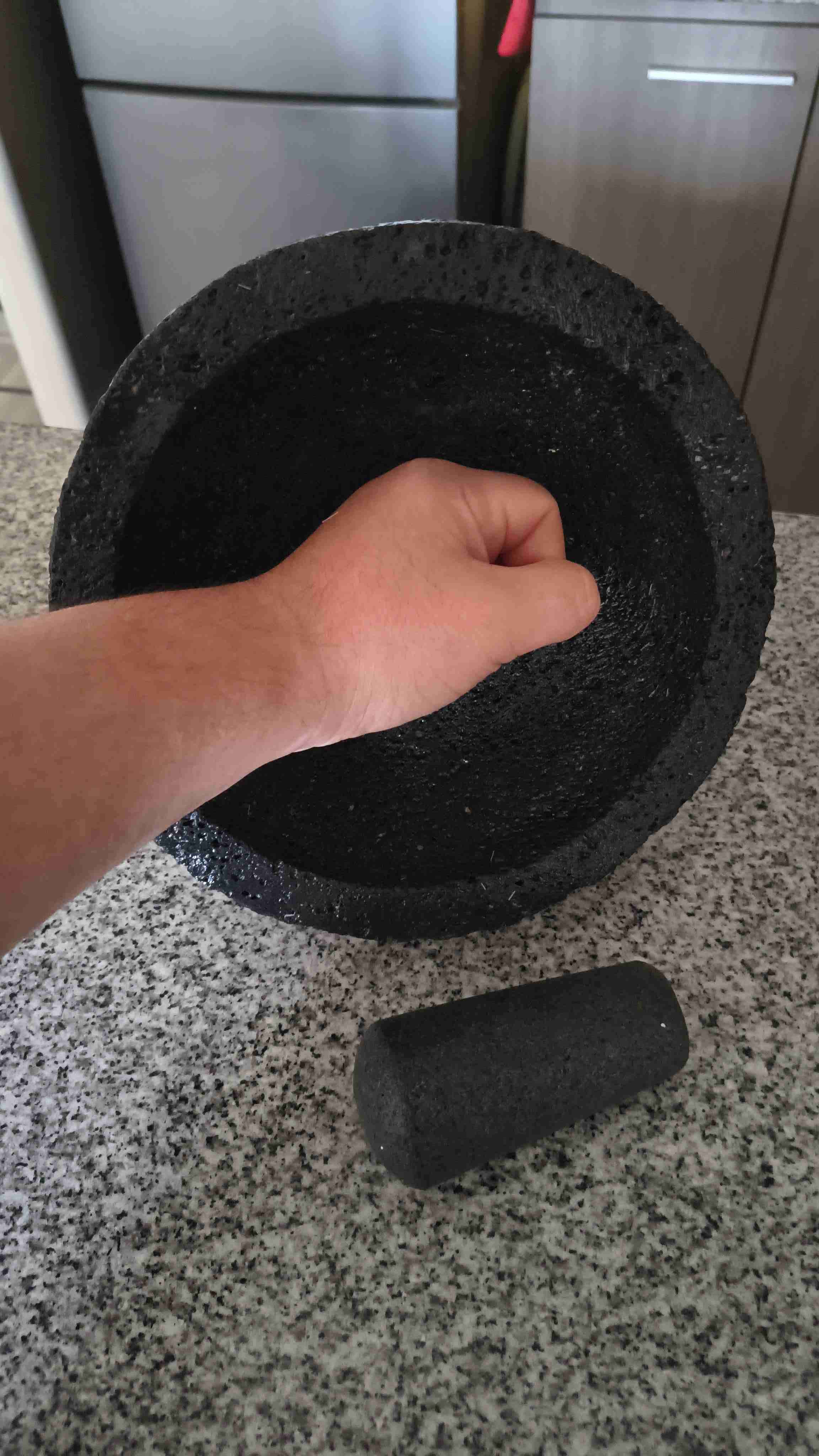 Molcajete de piedra volcánica - miniatura 5