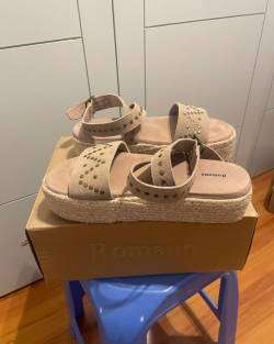 Sandalias plataforma Nude Romano - miniatura 2