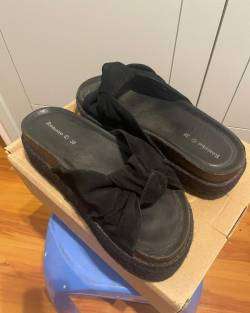 Sandalias con plataforma negras - miniatura 4