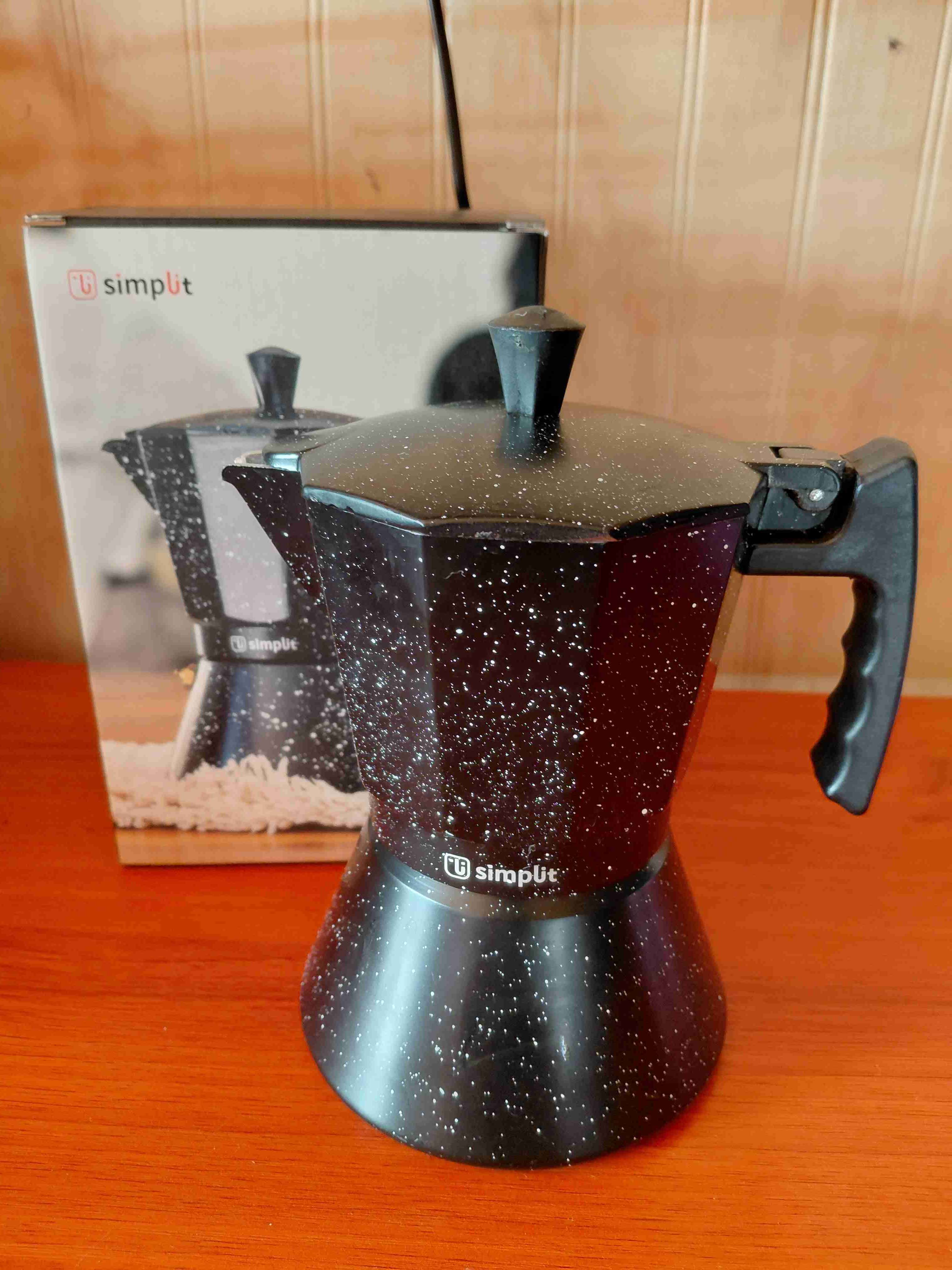 Cafetera Italiana Simplit negra - miniatura 1