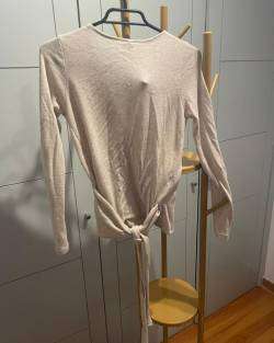 Polera cruzada Beige mujer Lolita Pocket - miniatura 2