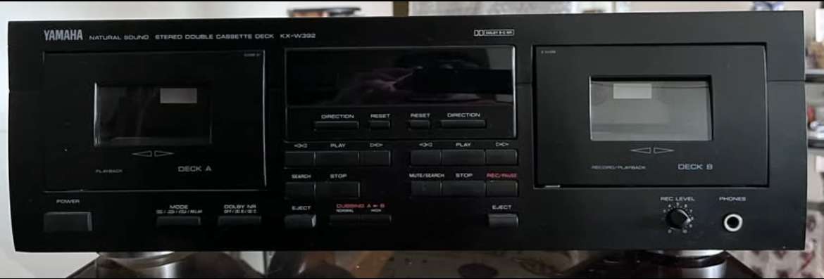 YAMAHA KX-W392 Auto Reverse Double Cassette Deck