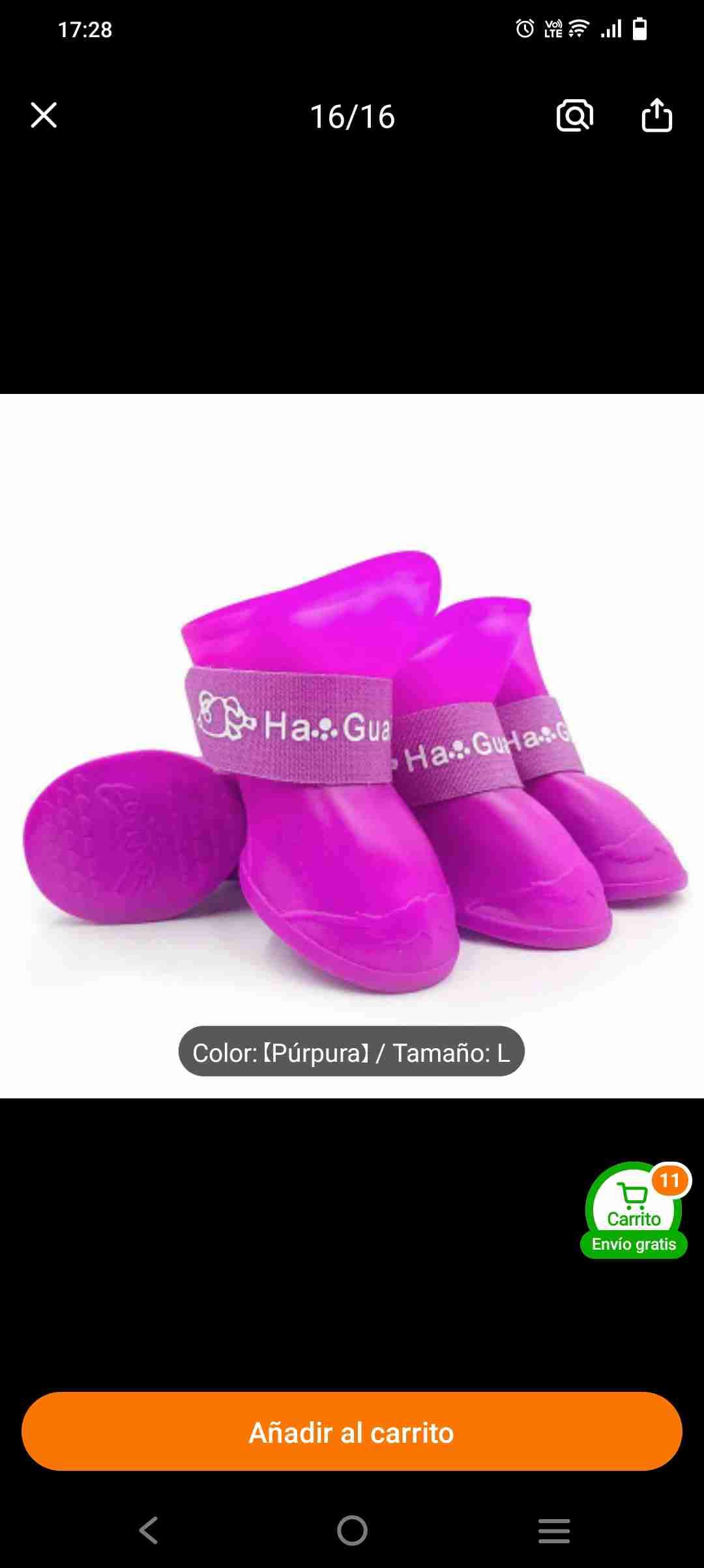 Zapatos para perros para la lluvia - miniatura 2