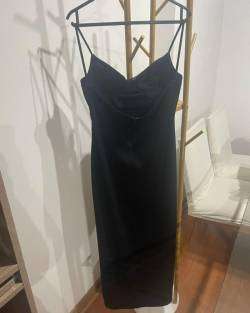 Vestido largo negro - miniatura 2