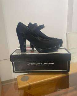 Zapatos con taco negro Gacel