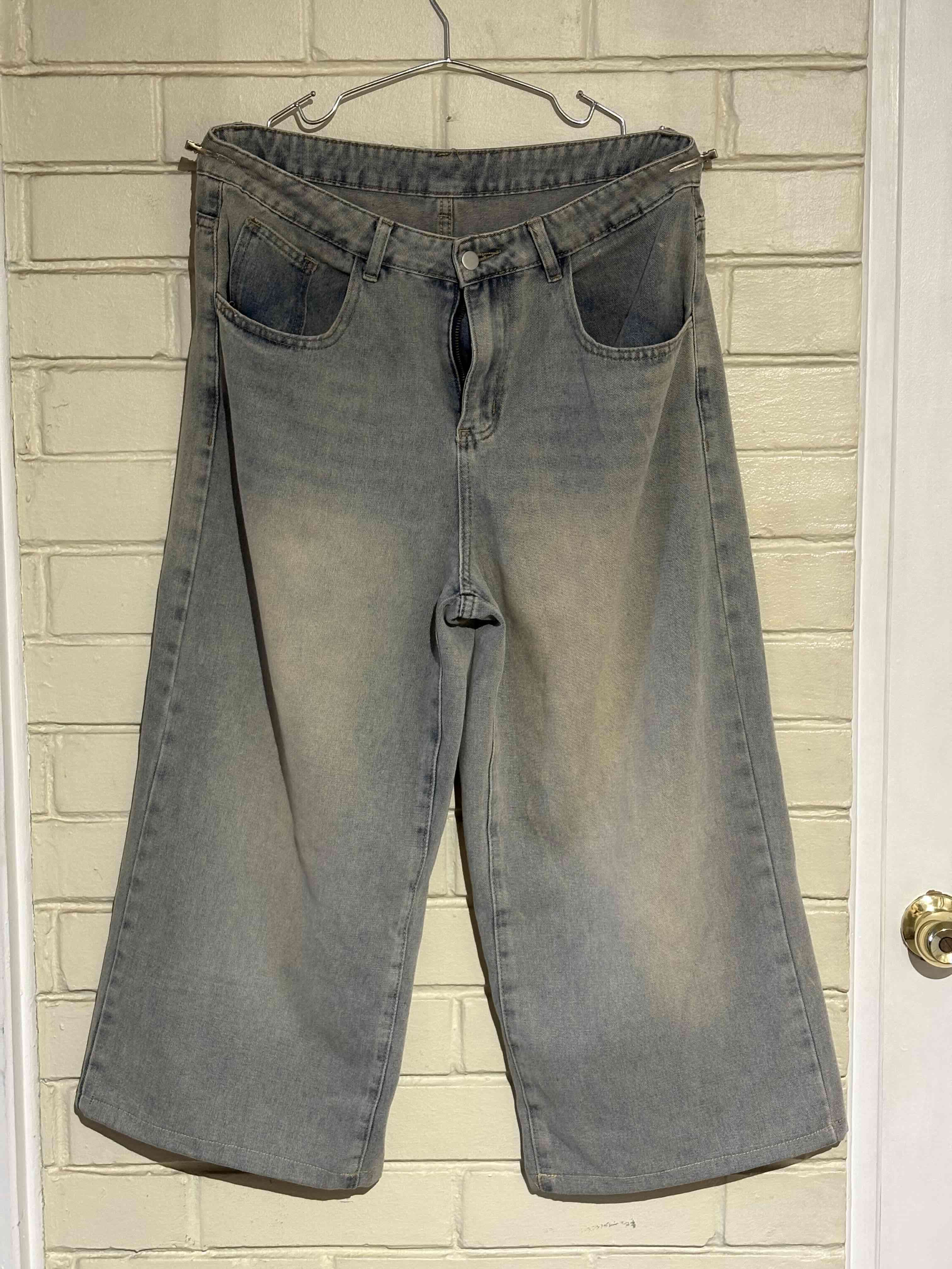 Jeans gris recto - Shein - miniatura 1