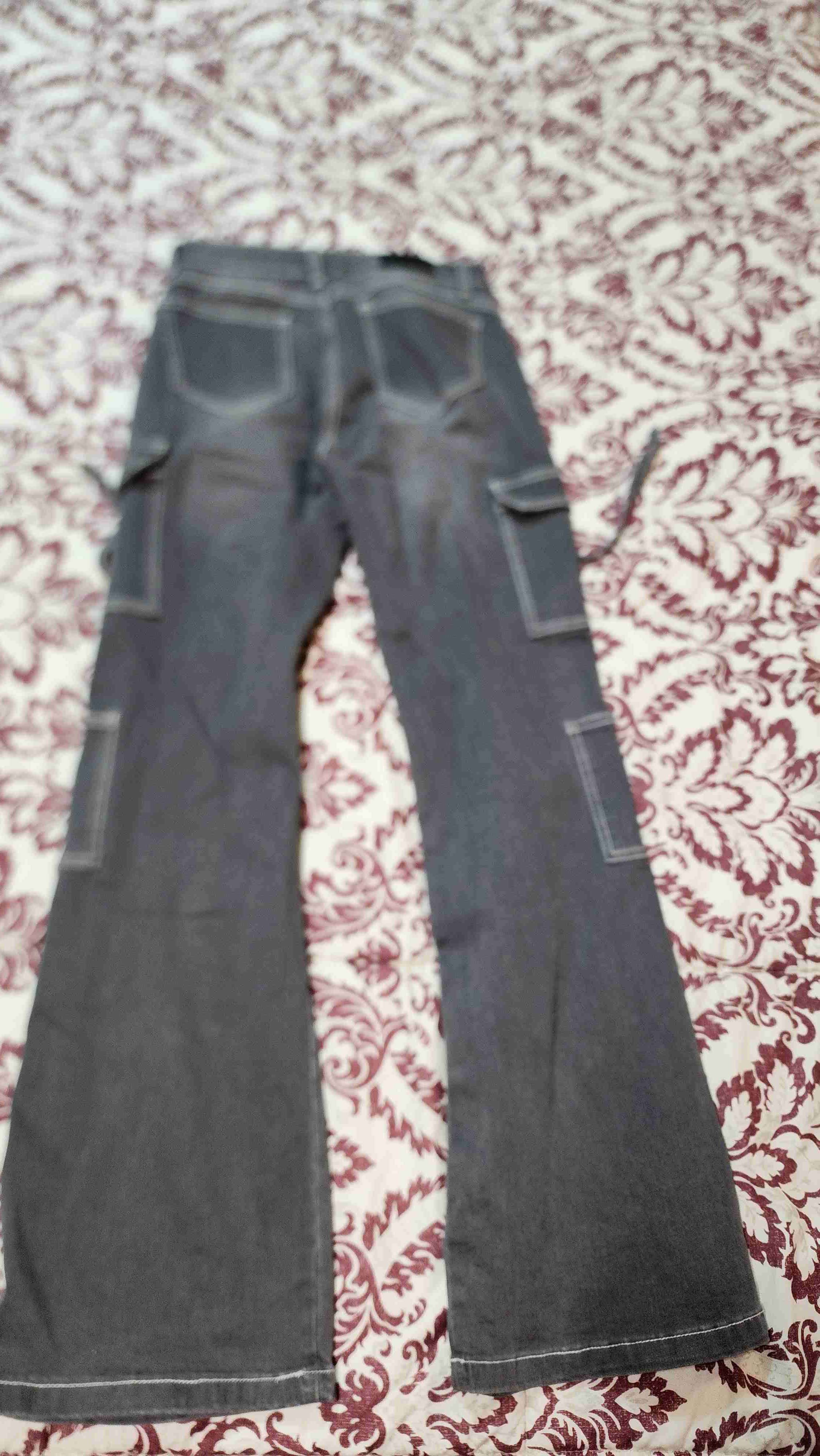 Pantalones de mezclilla grises - miniatura 1