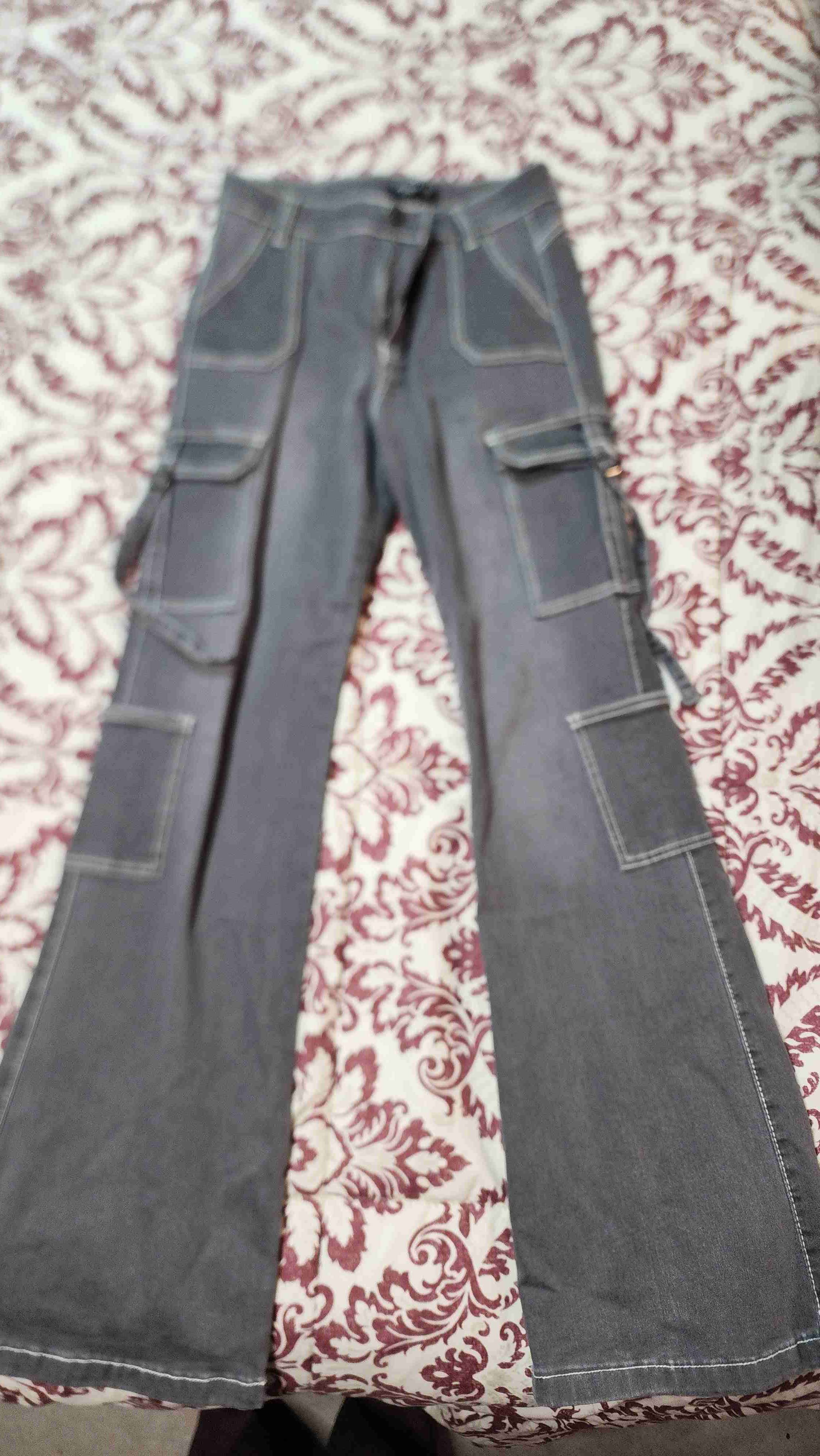 Pantalones de mezclilla grises - miniatura 2