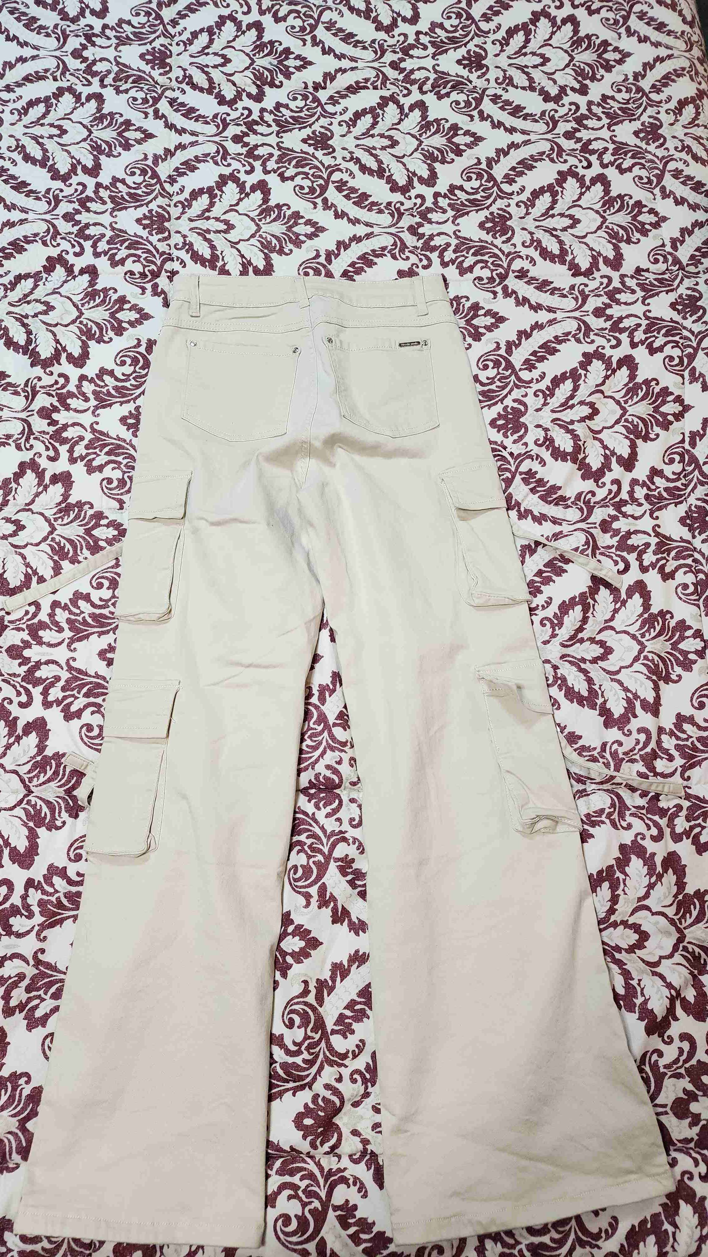 Pantalones cargo beige - miniatura 2