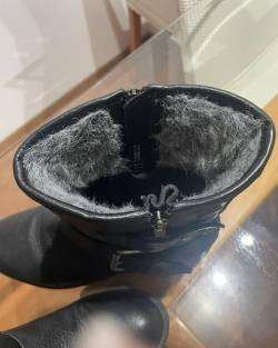 Botines negros 100% cuero marca Clarck - miniatura 5