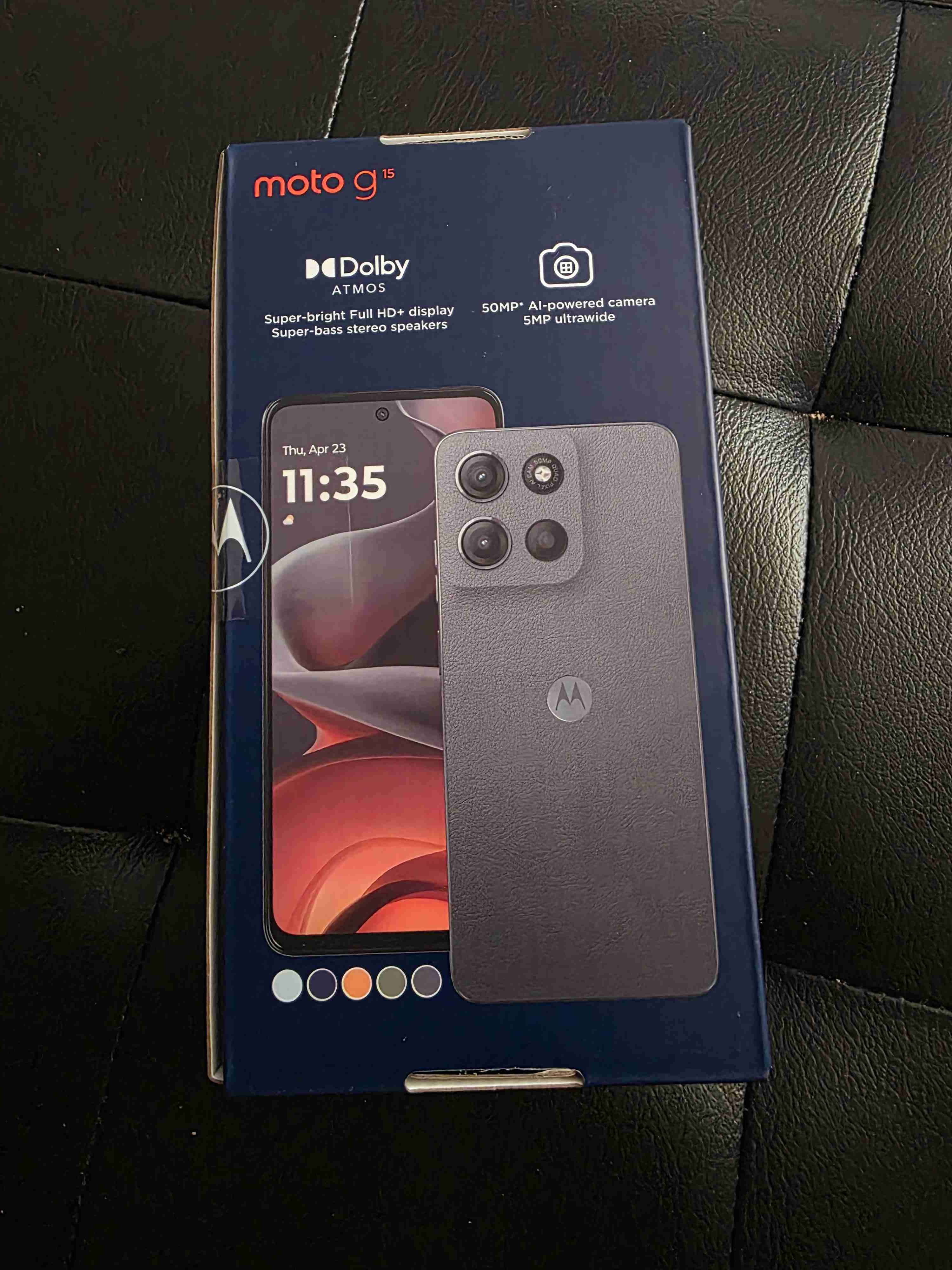 Celular motorola g15 128 gb verde - miniatura 1