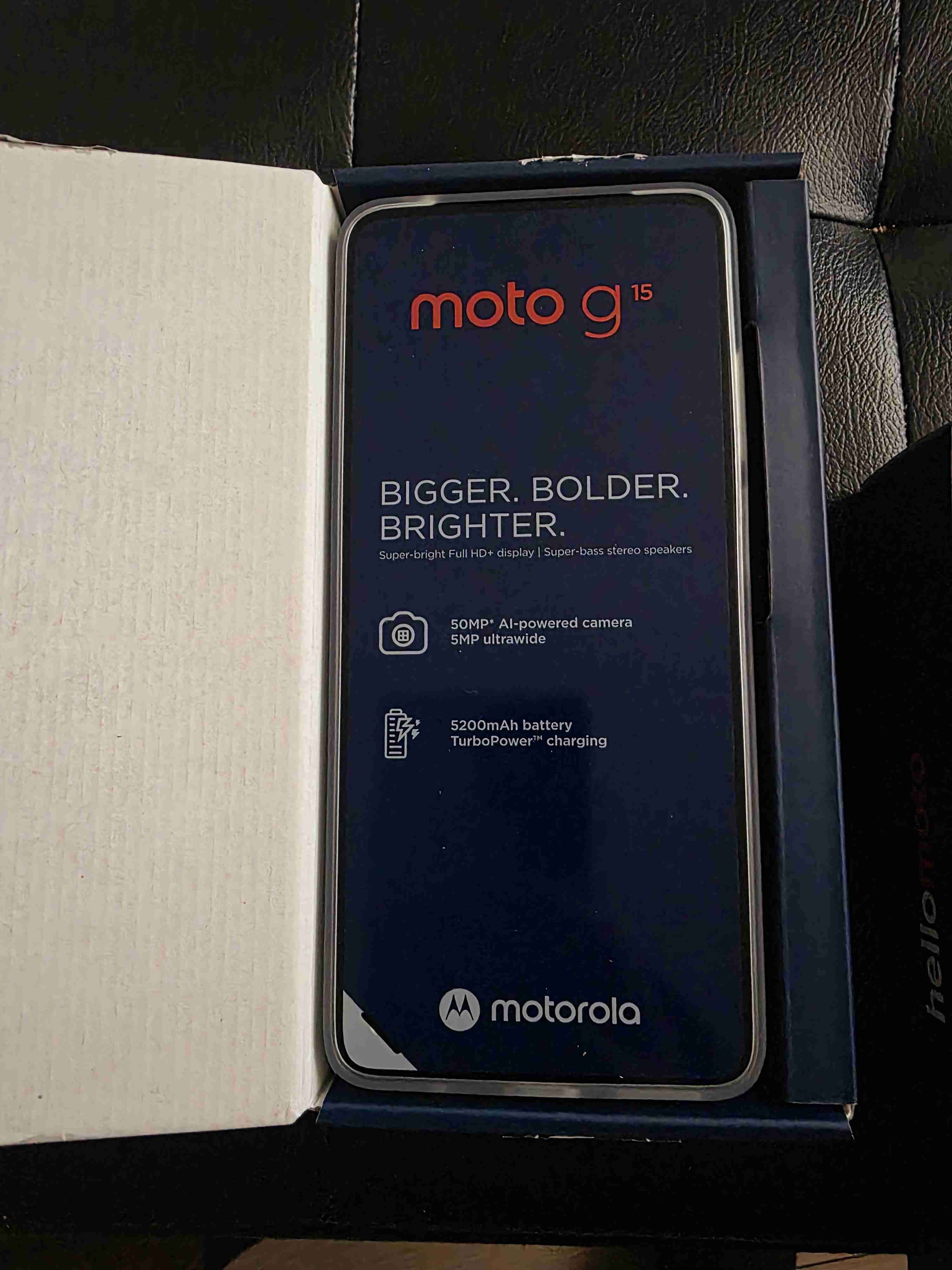 Celular motorola g15 128 gb verde - miniatura 3