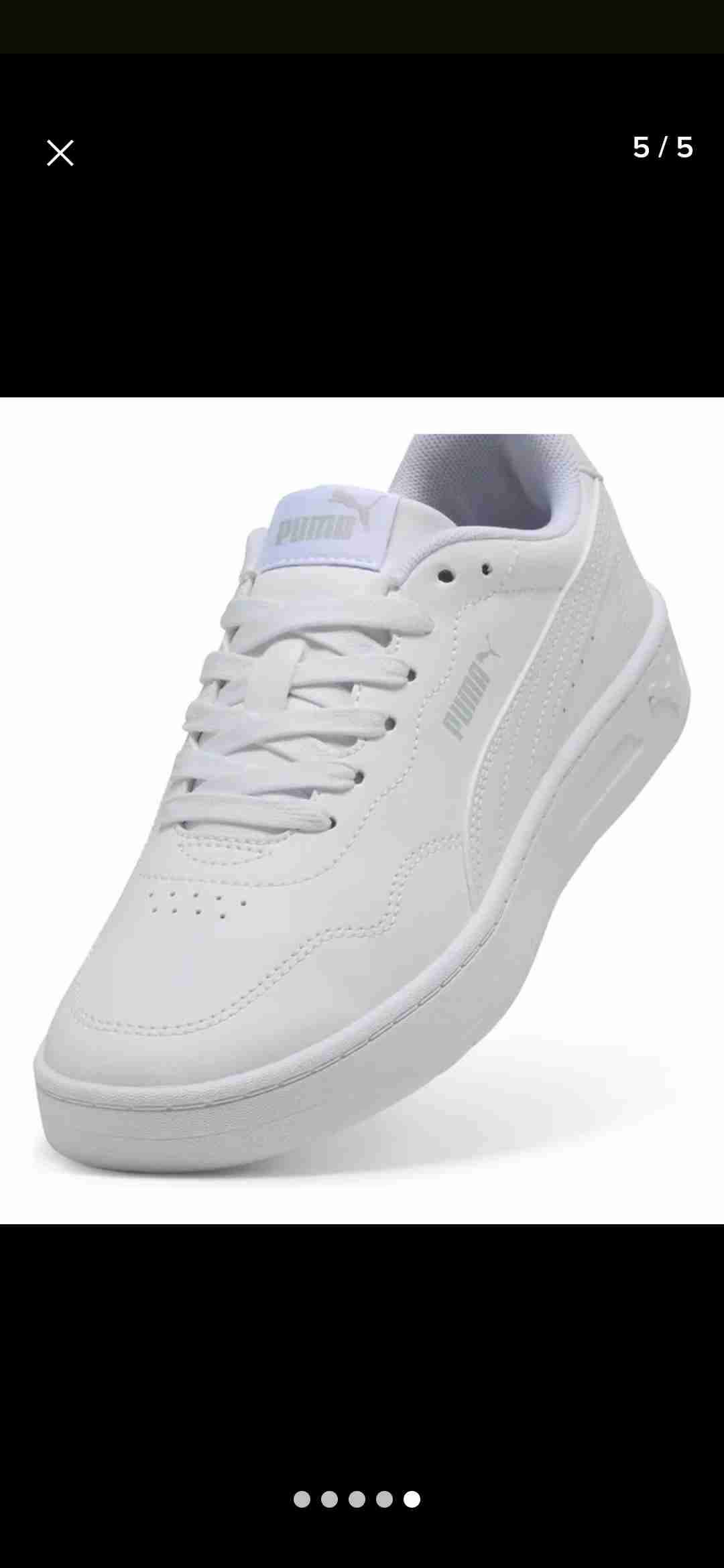 Zapatillas blancas Puma - miniatura 3