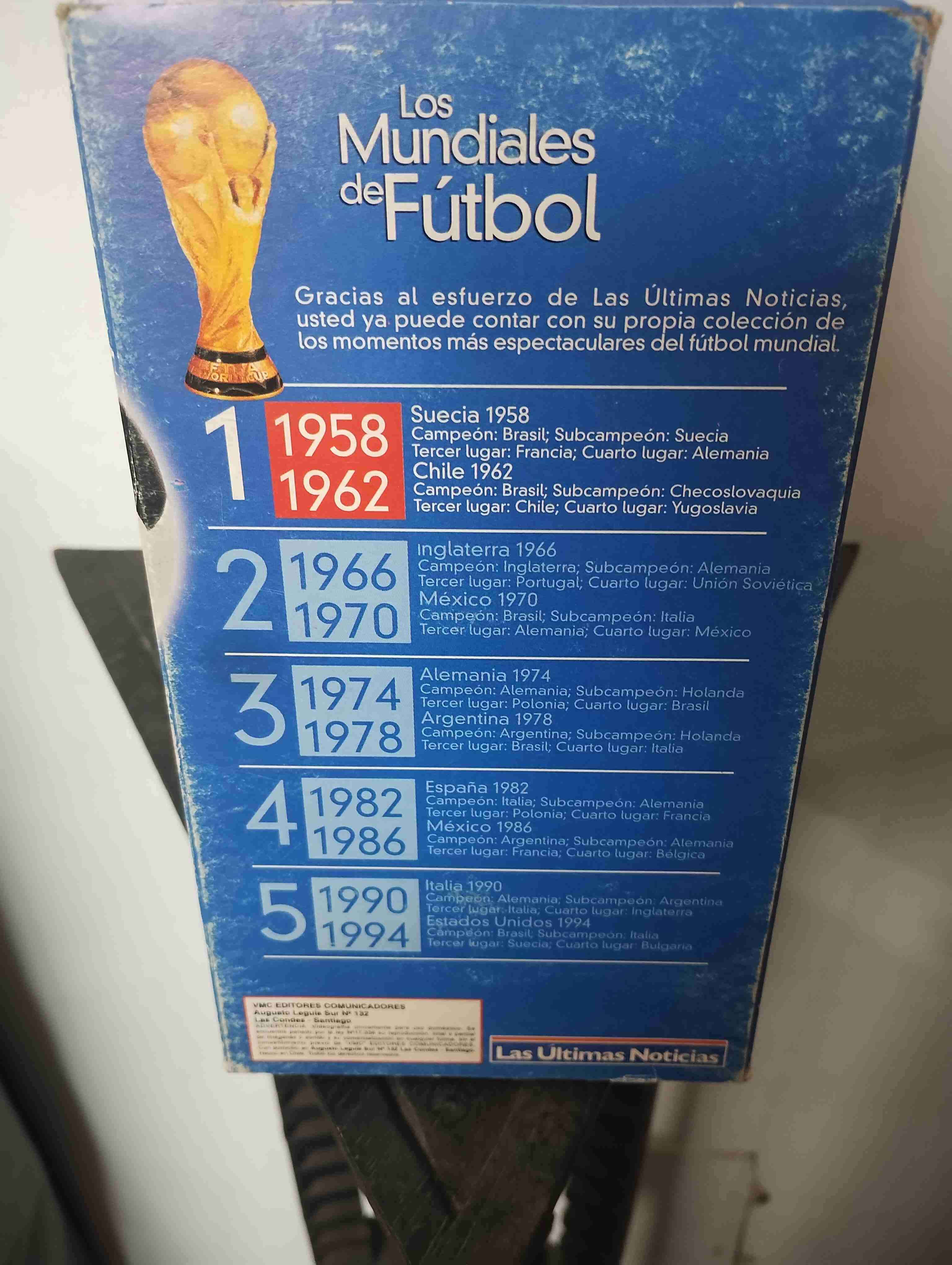 Colección VHS Mundiales de Fútbol - miniatura 2