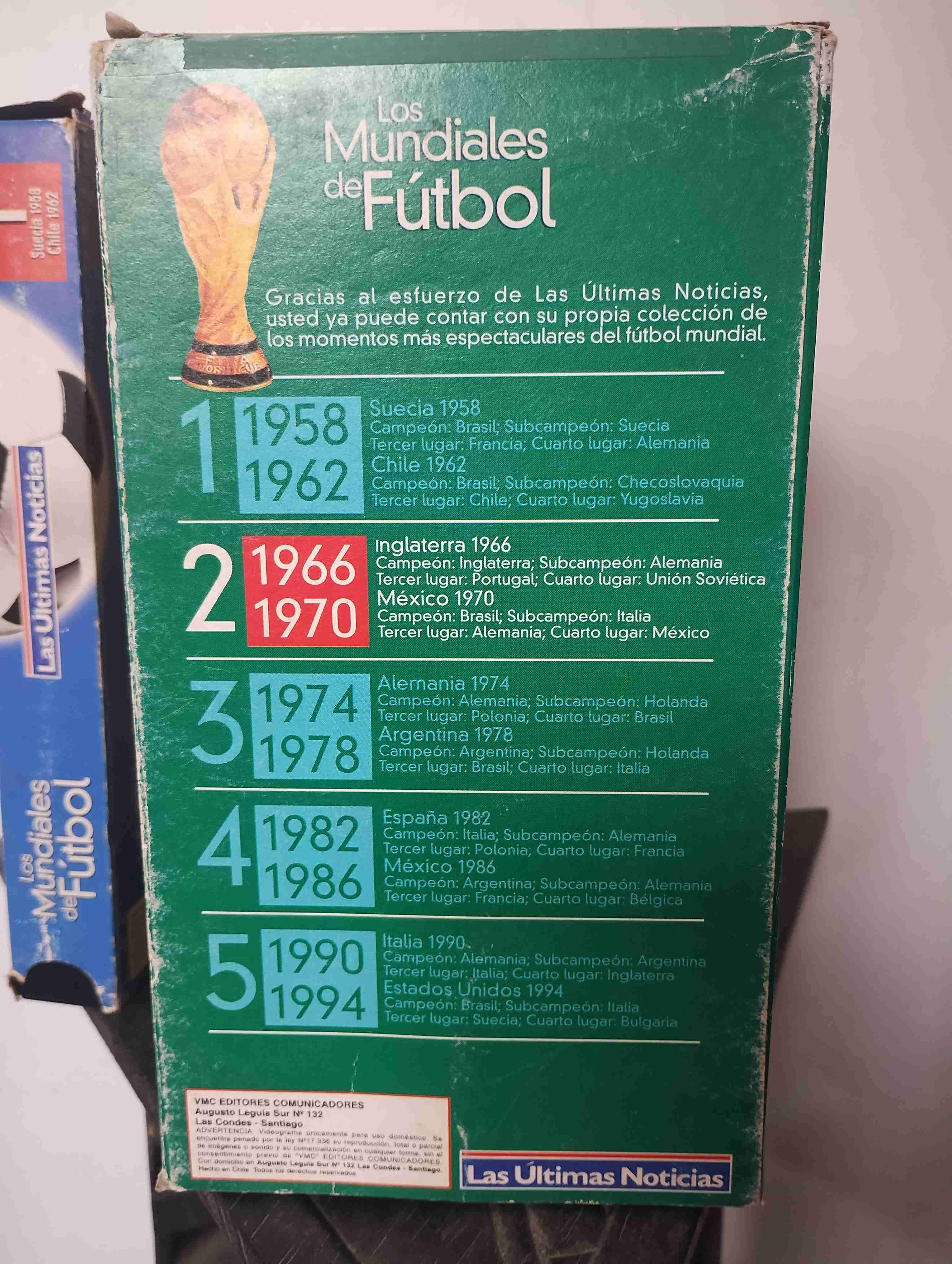 Colección VHS Mundiales de Fútbol - miniatura 3