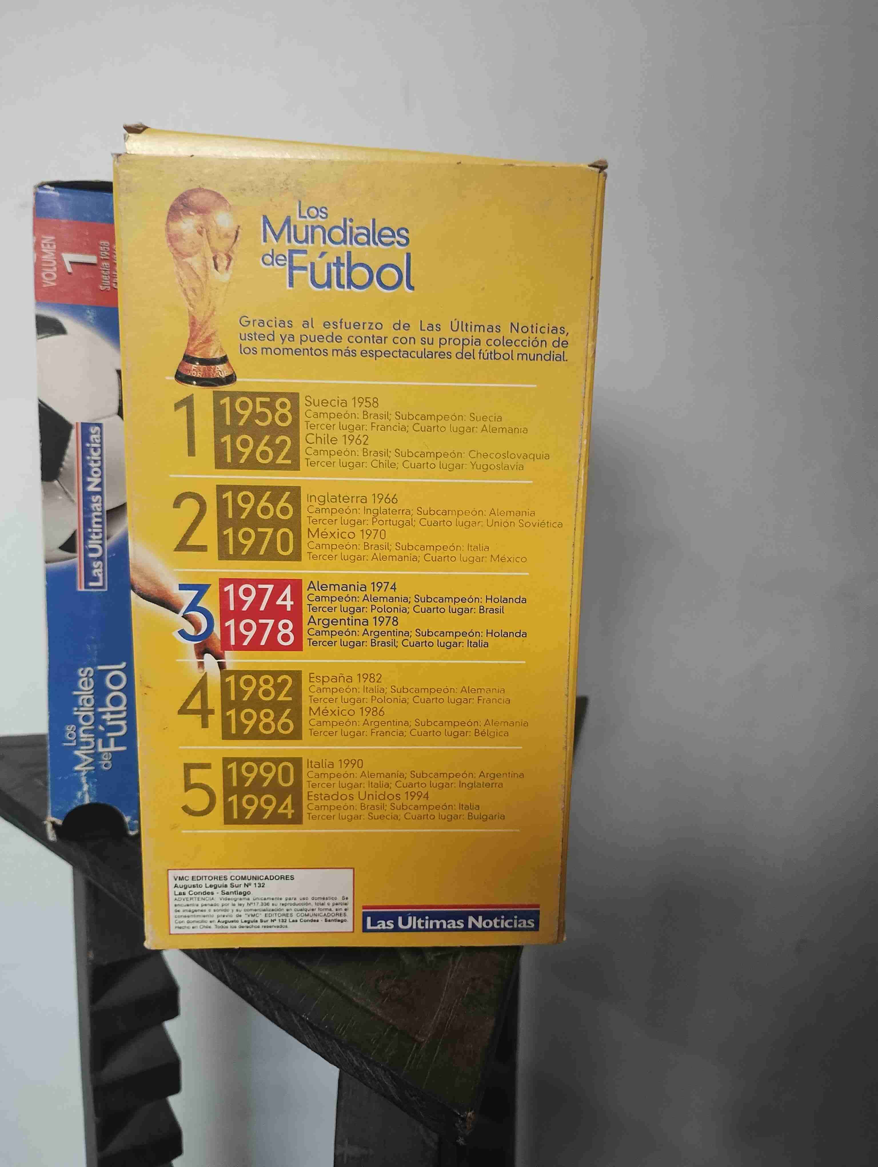 Colección VHS Mundiales de Fútbol - miniatura 4