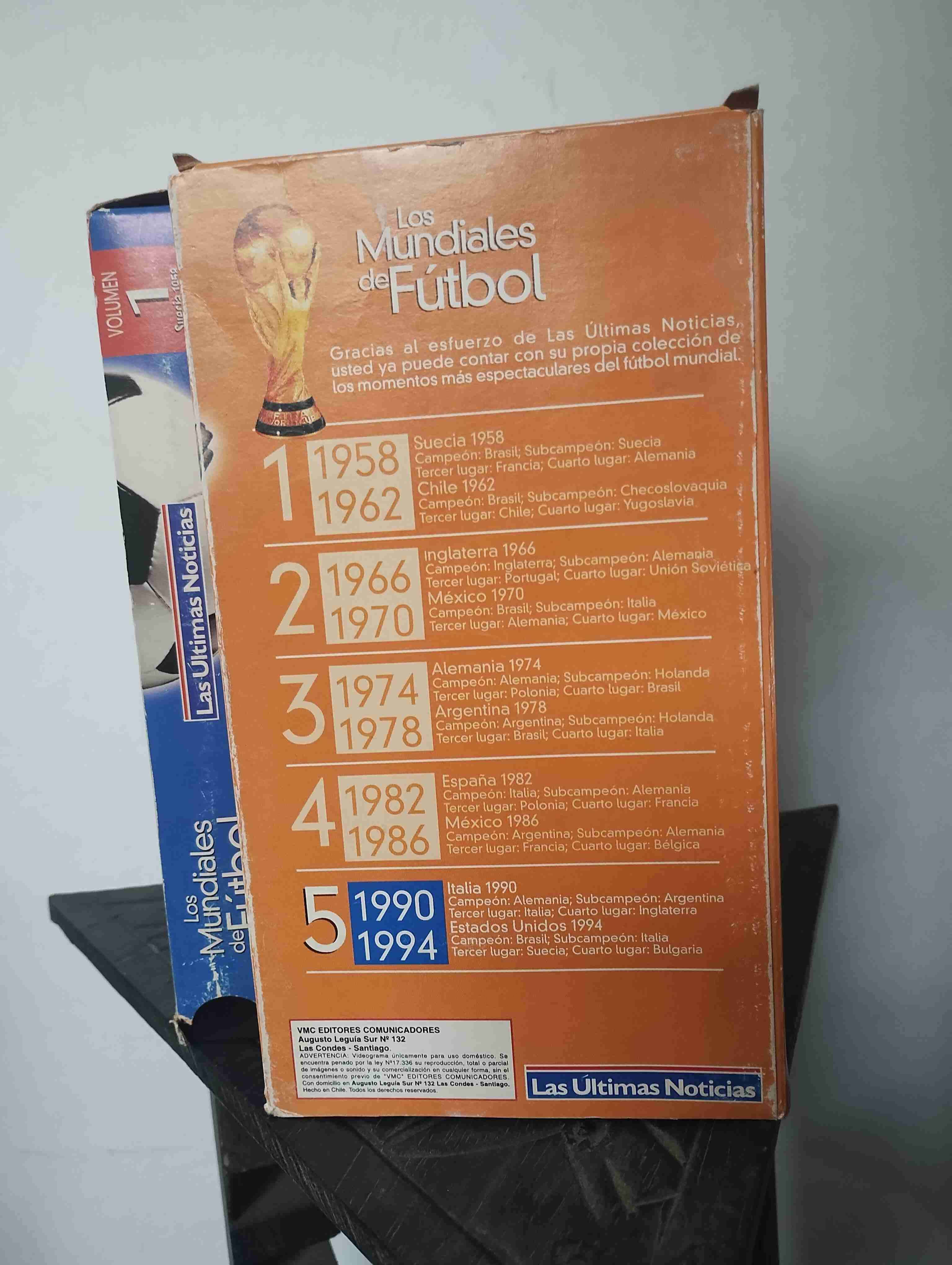 Colección VHS Mundiales de Fútbol - miniatura 6