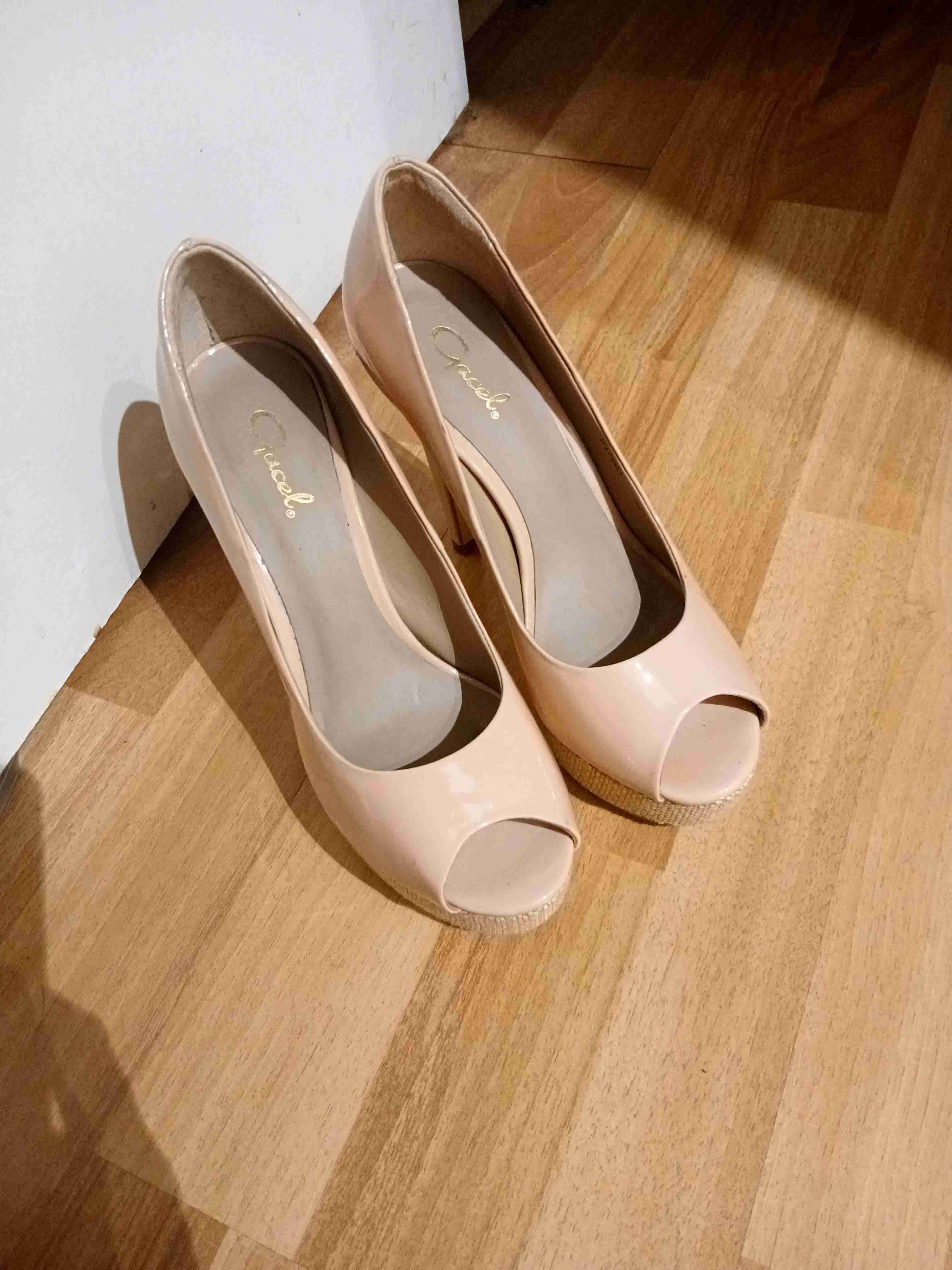 Zapatos de tacón color nude Gacel - miniatura 2