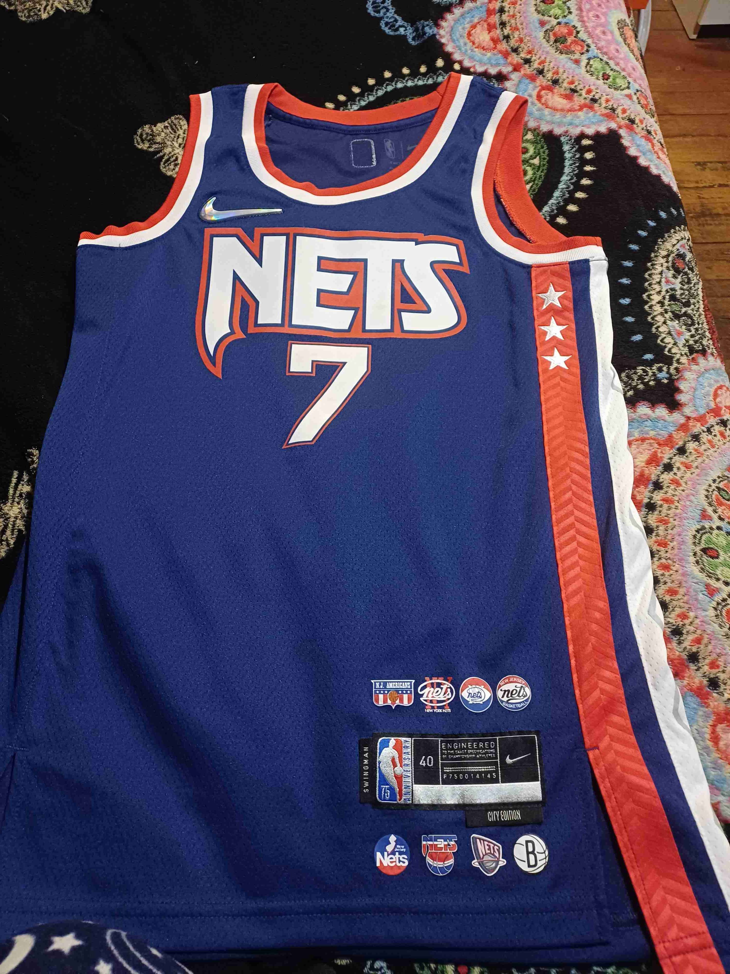Camiseta Nets azul número 7 - miniatura 1