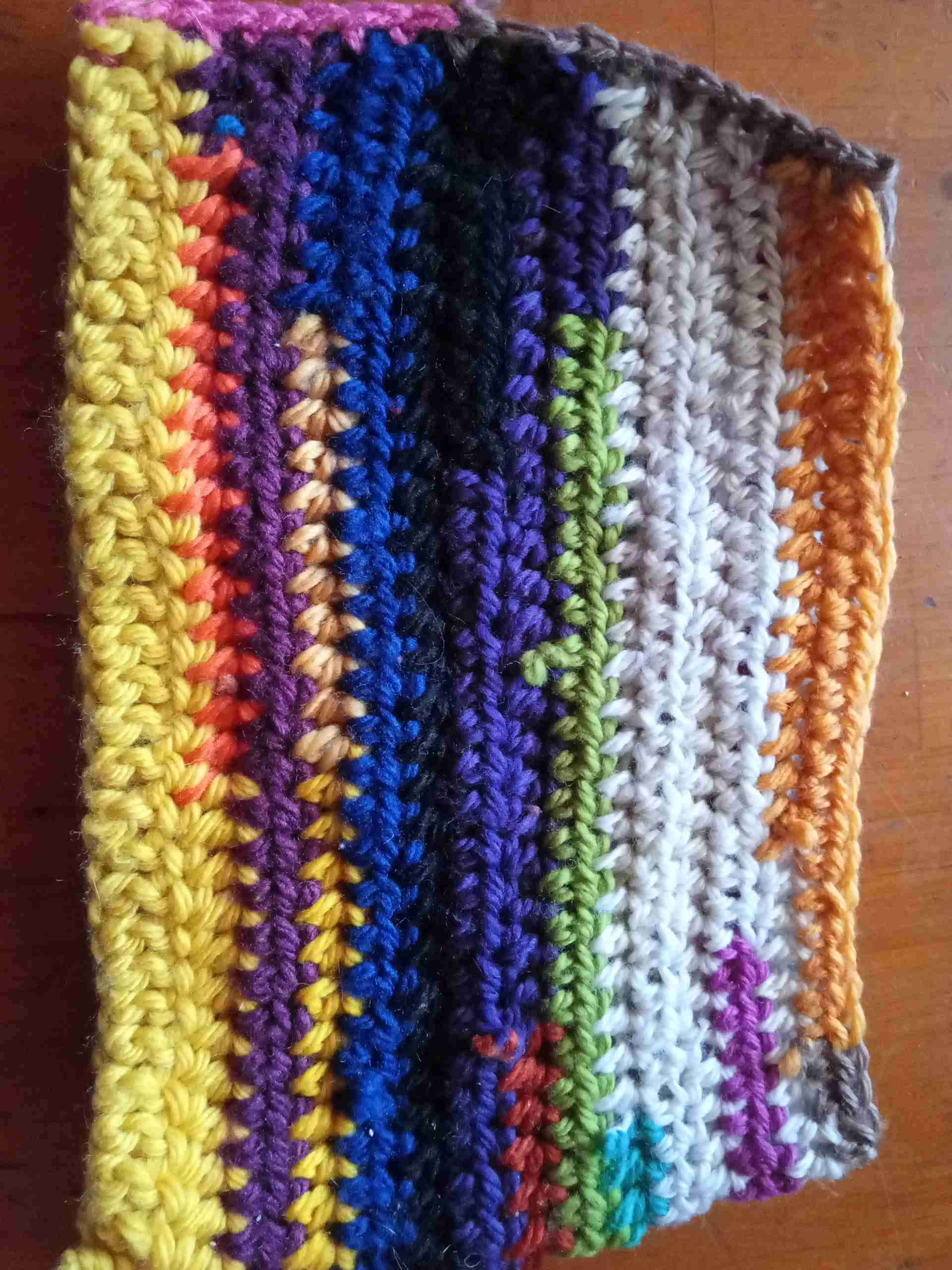 Cestos tejido a mano multicolor - miniatura 3