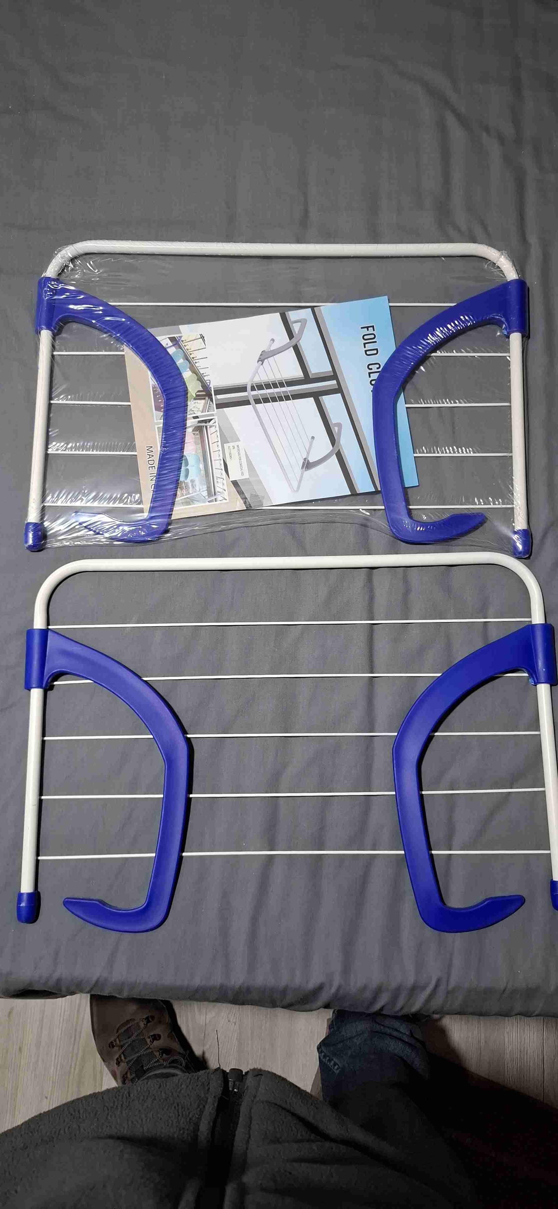 Tendedero plegable azul - miniatura 1