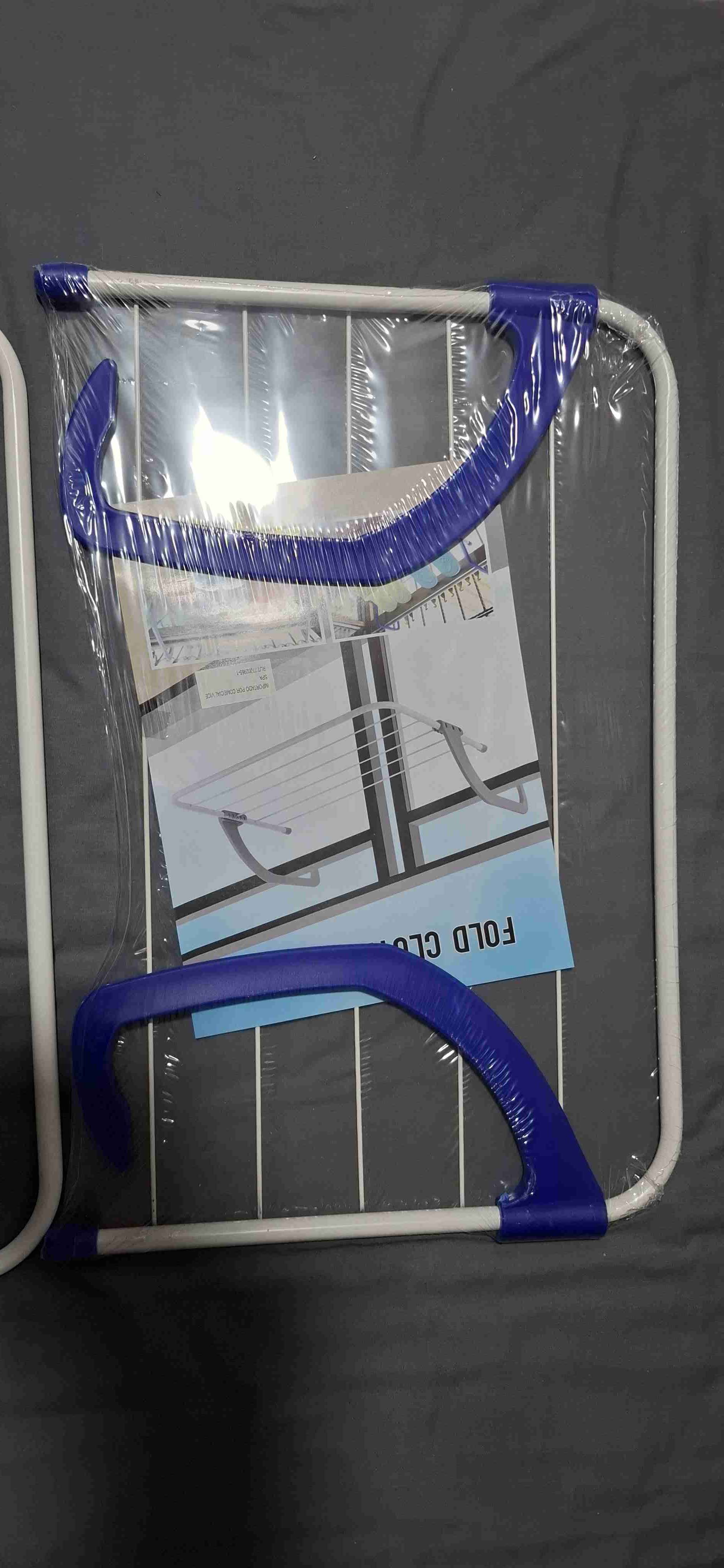 Tendedero plegable azul - miniatura 2