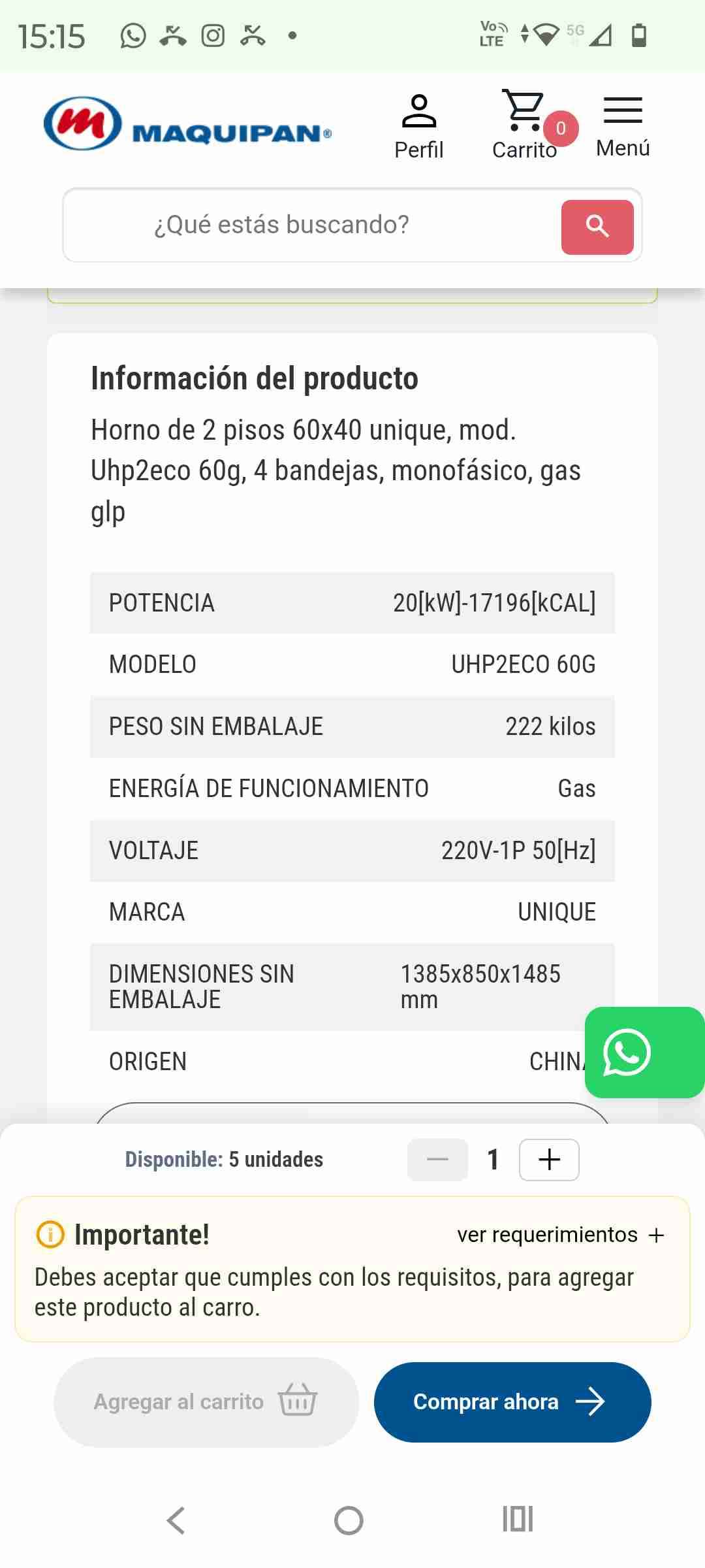 Horno industrial de doble cámara - miniatura 4