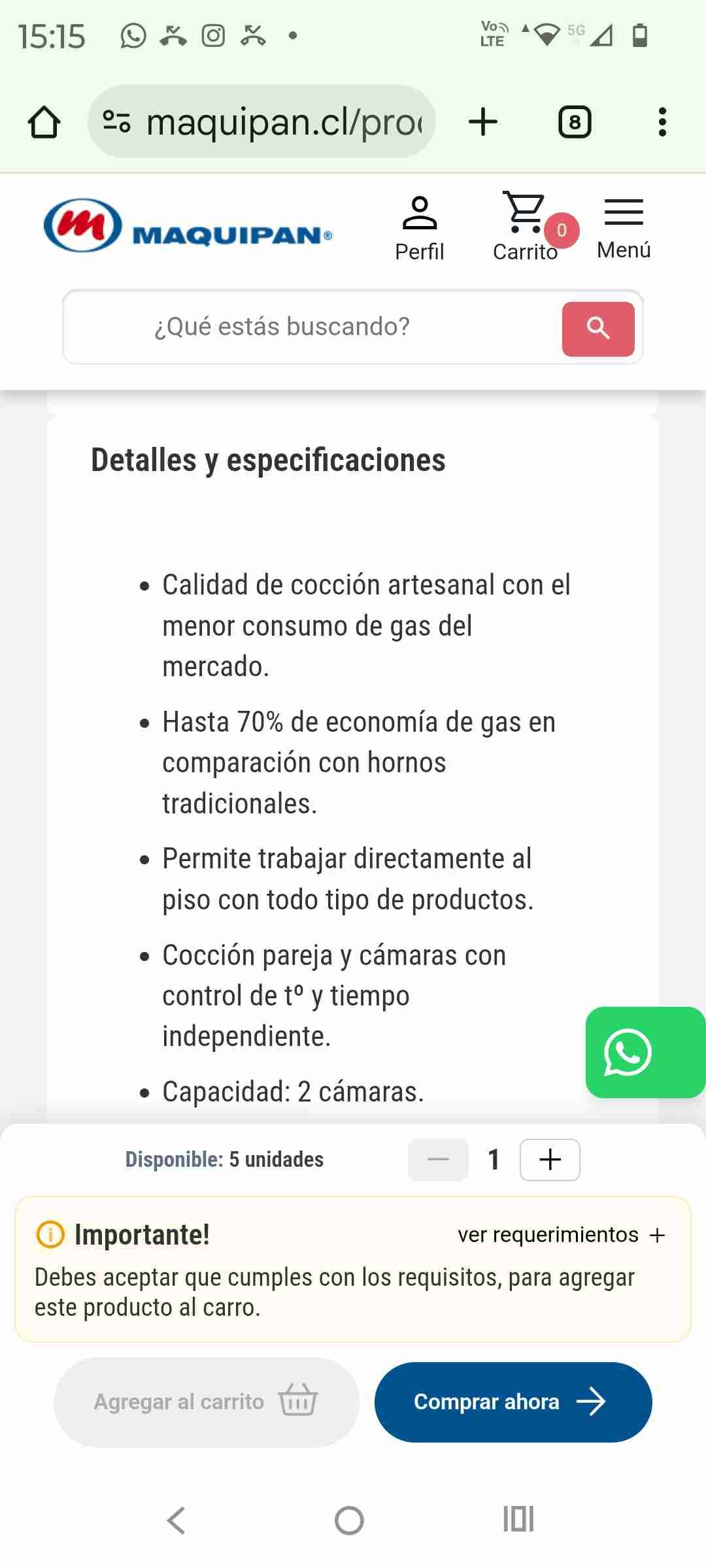 Horno industrial de doble cámara - miniatura 5