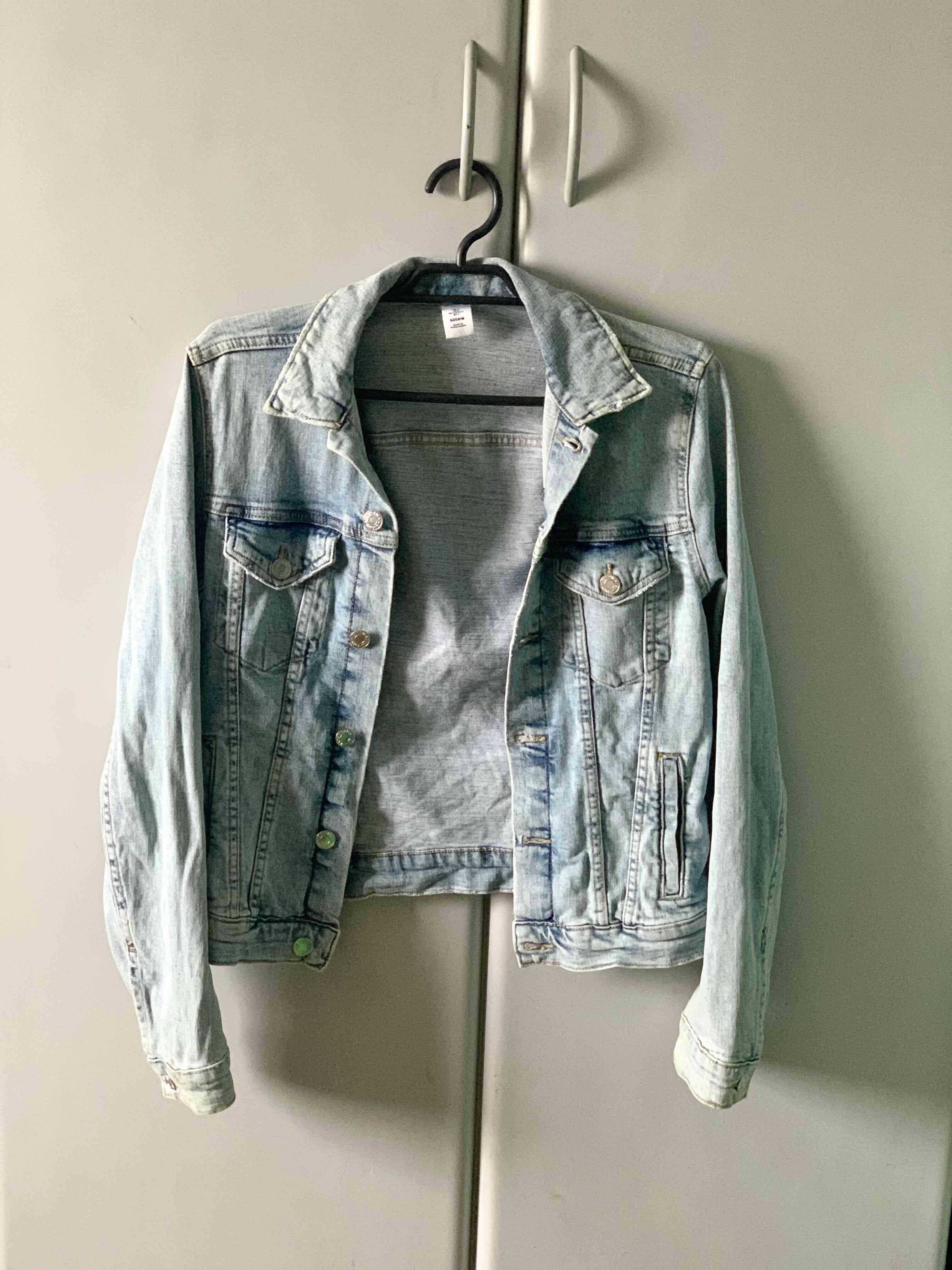 Chaqueta de mezclilla celeste - miniatura 1