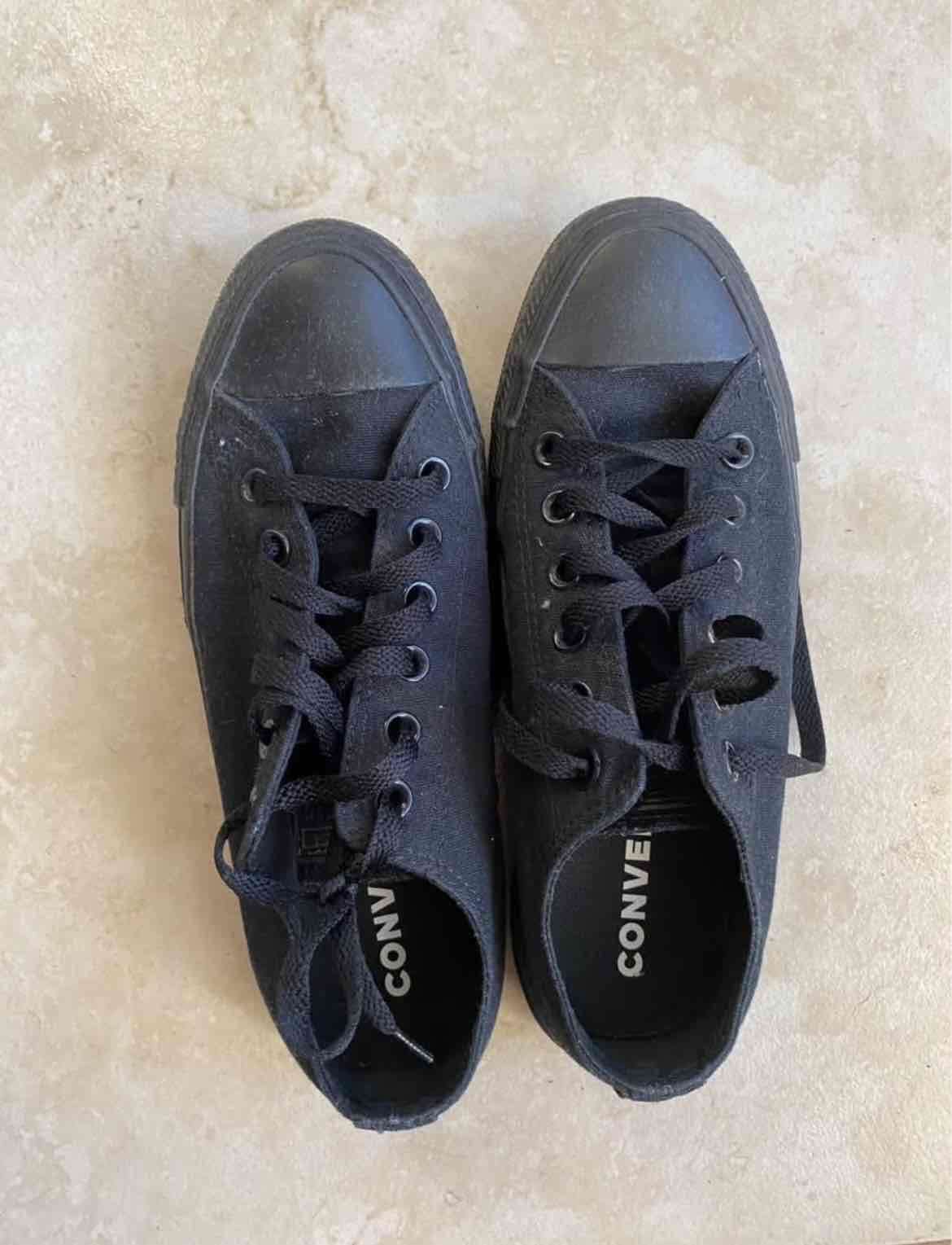 Zapatillas negras Converse - miniatura 1