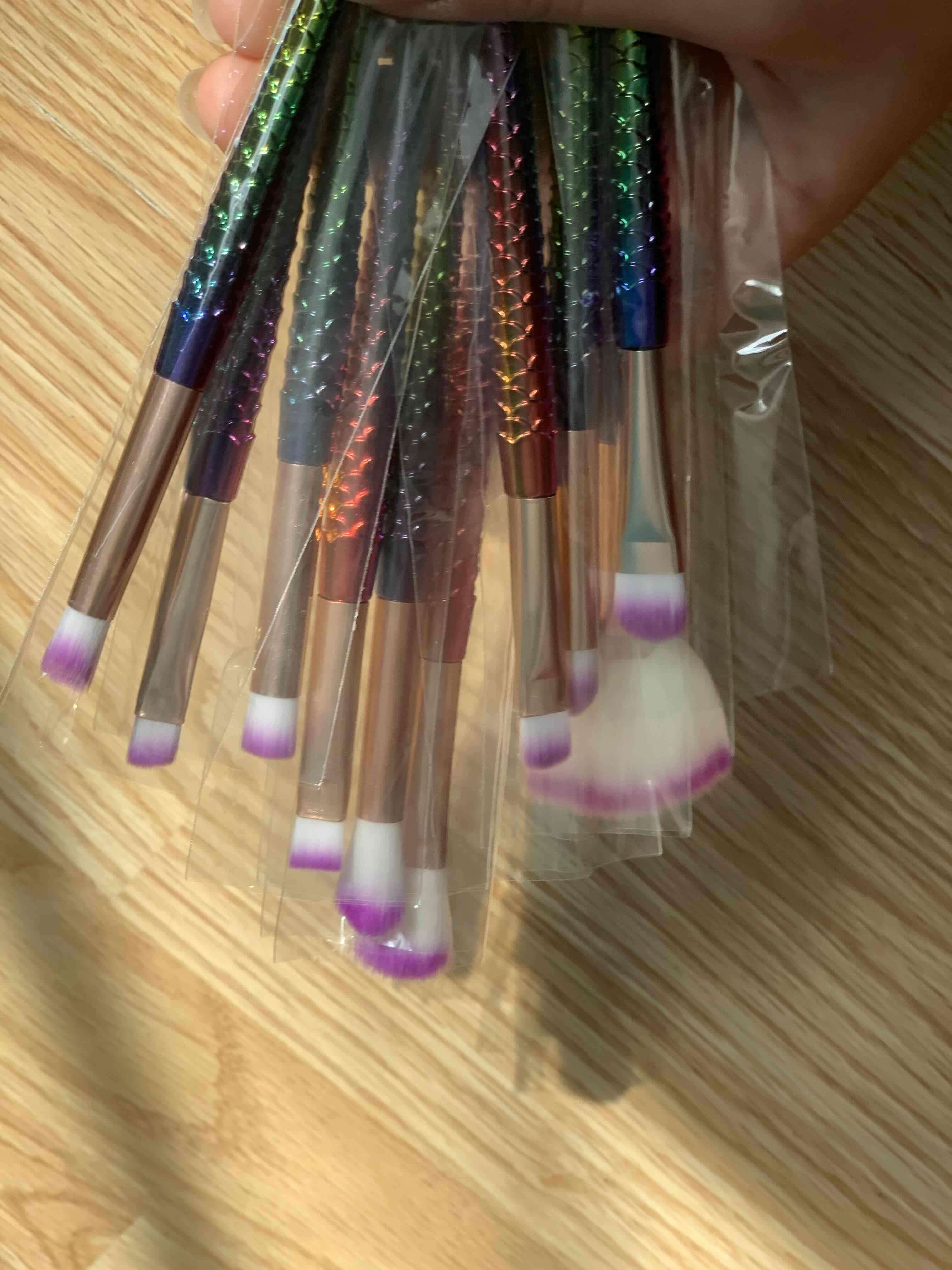 Set de brochas de maquillaje sirena - miniatura 3