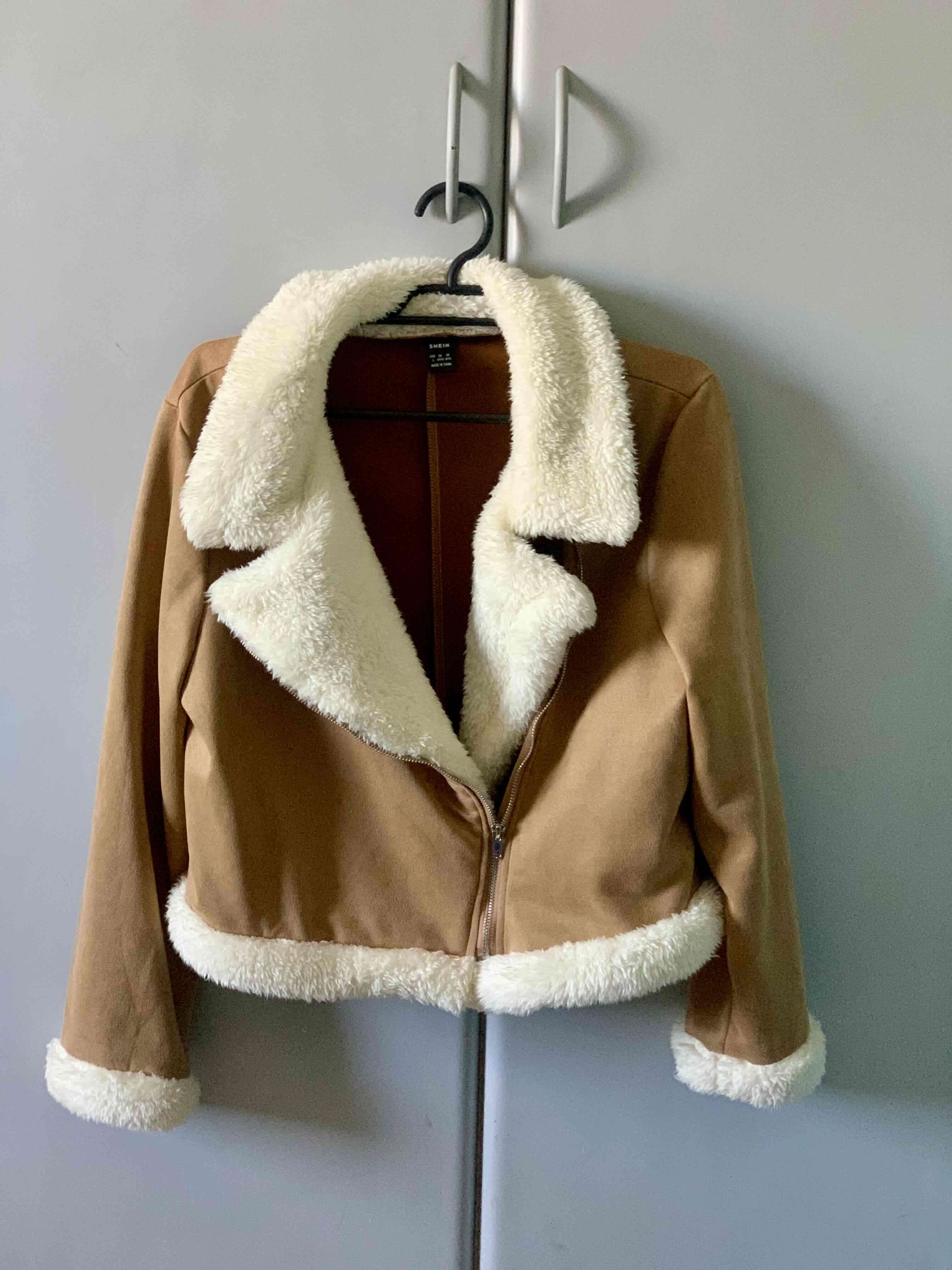 Chaqueta de sherpa marrón - miniatura 1