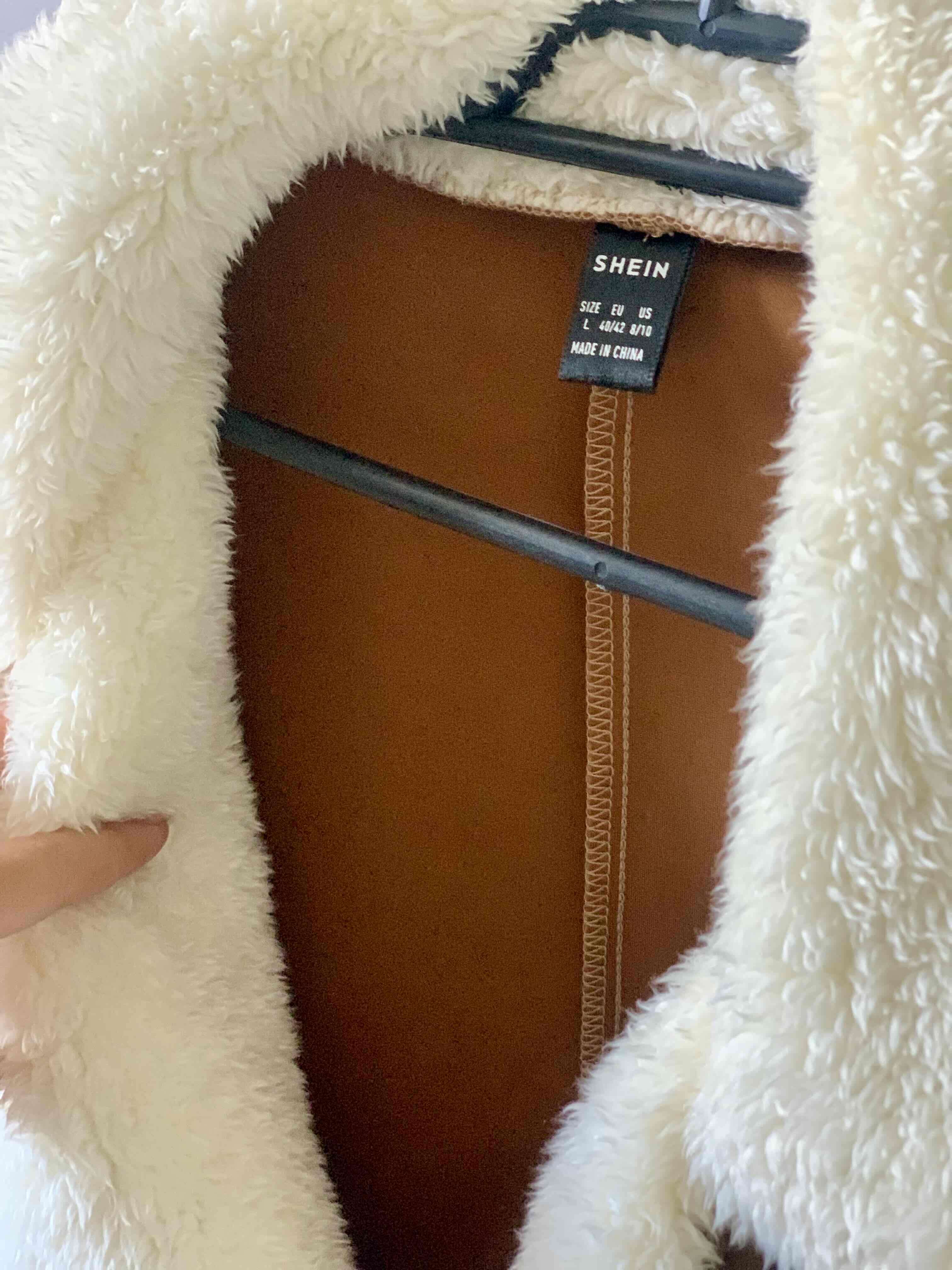 Chaqueta de sherpa marrón - miniatura 3