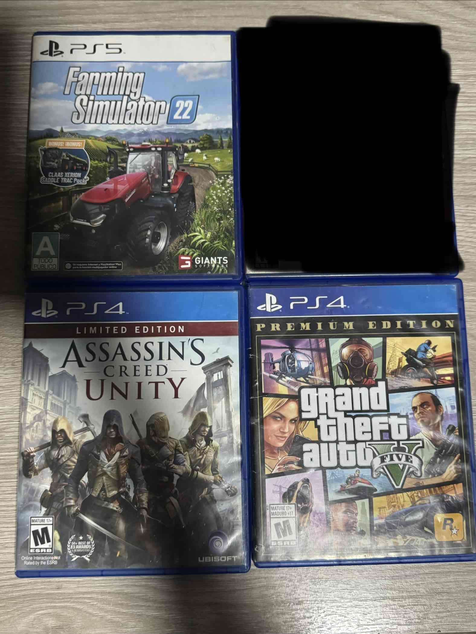 Conjunto de juegos PS4 y PS5