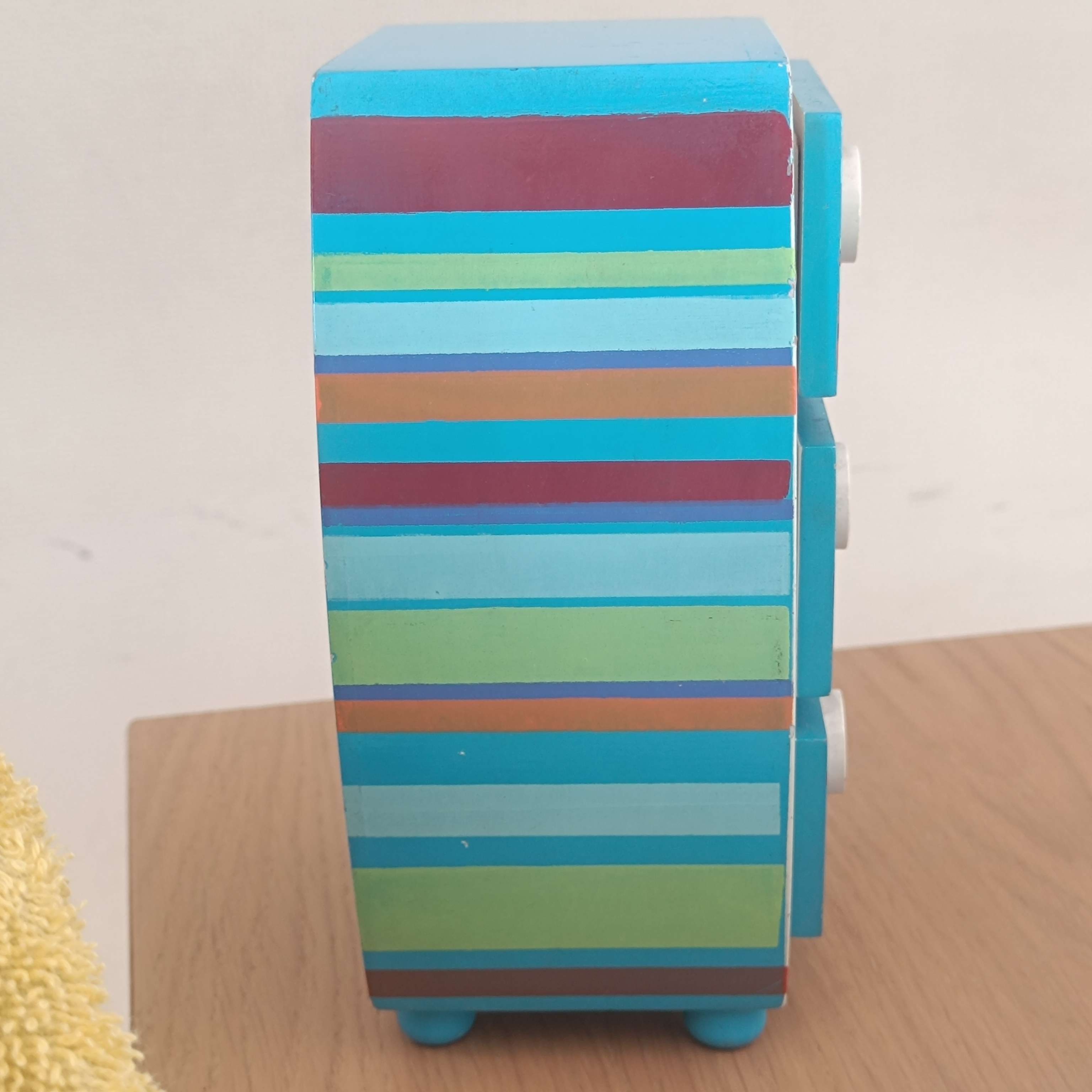 Mini organizador joyas y accesorios azul - miniatura 2