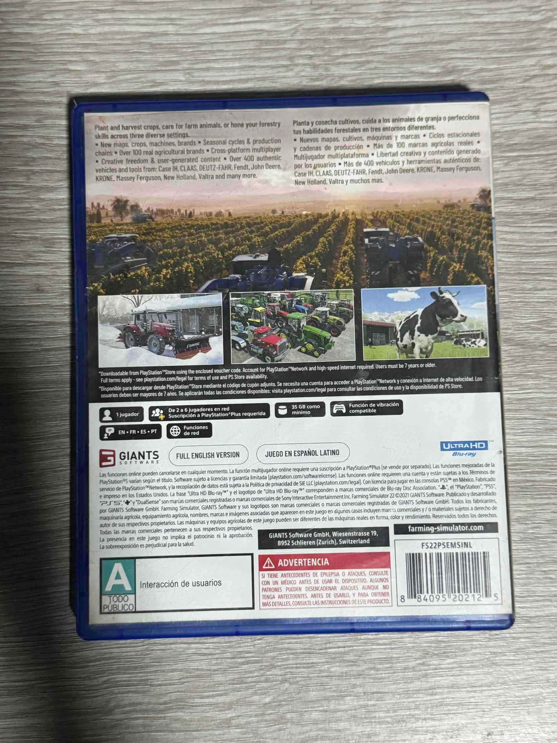 Juego Farming Simulator 22 PS5 - miniatura 2